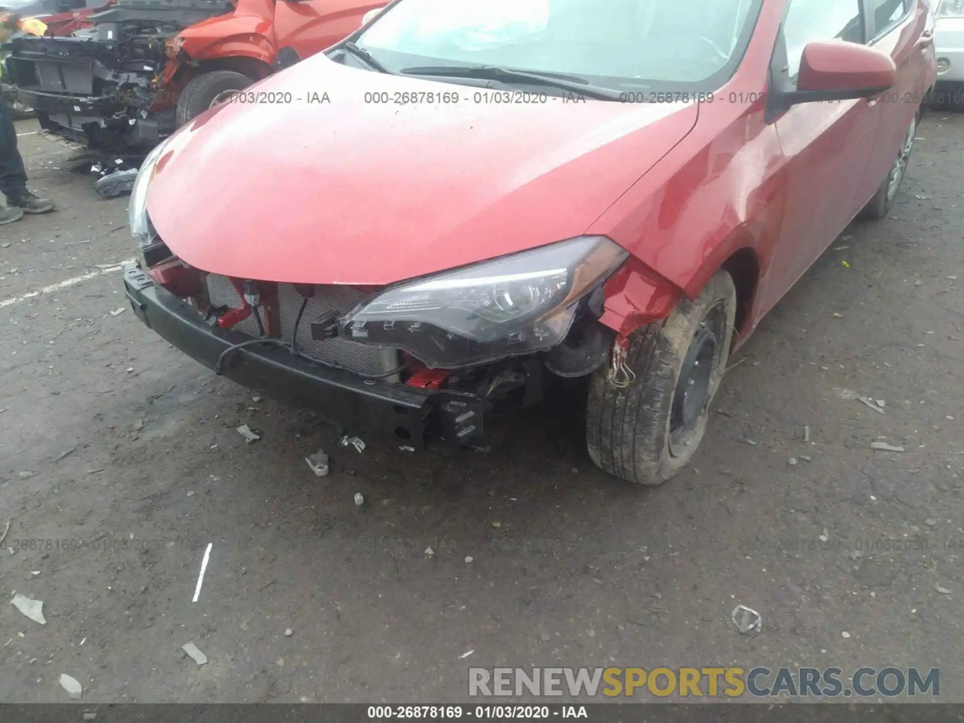 6 Photograph of a damaged car 2T1BURHE9KC226354 TOYOTA COROLLA 2019