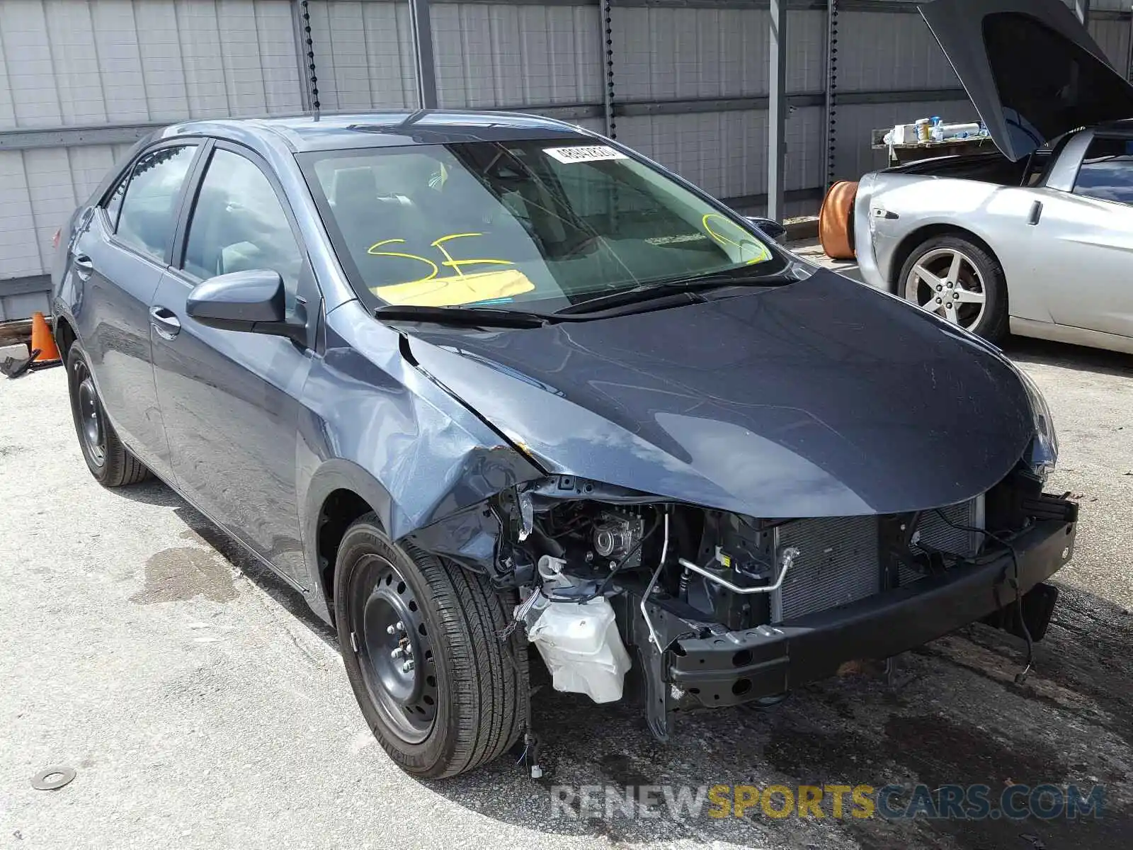 1 Photograph of a damaged car 2T1BURHE9KC226550 TOYOTA COROLLA 2019