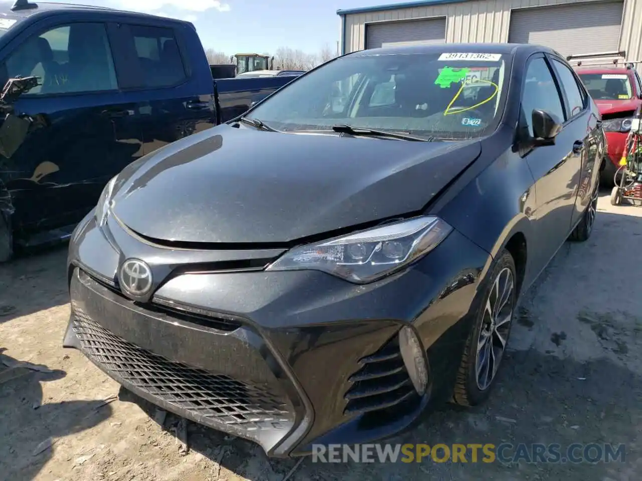 2 Photograph of a damaged car 2T1BURHE9KC227181 TOYOTA COROLLA 2019