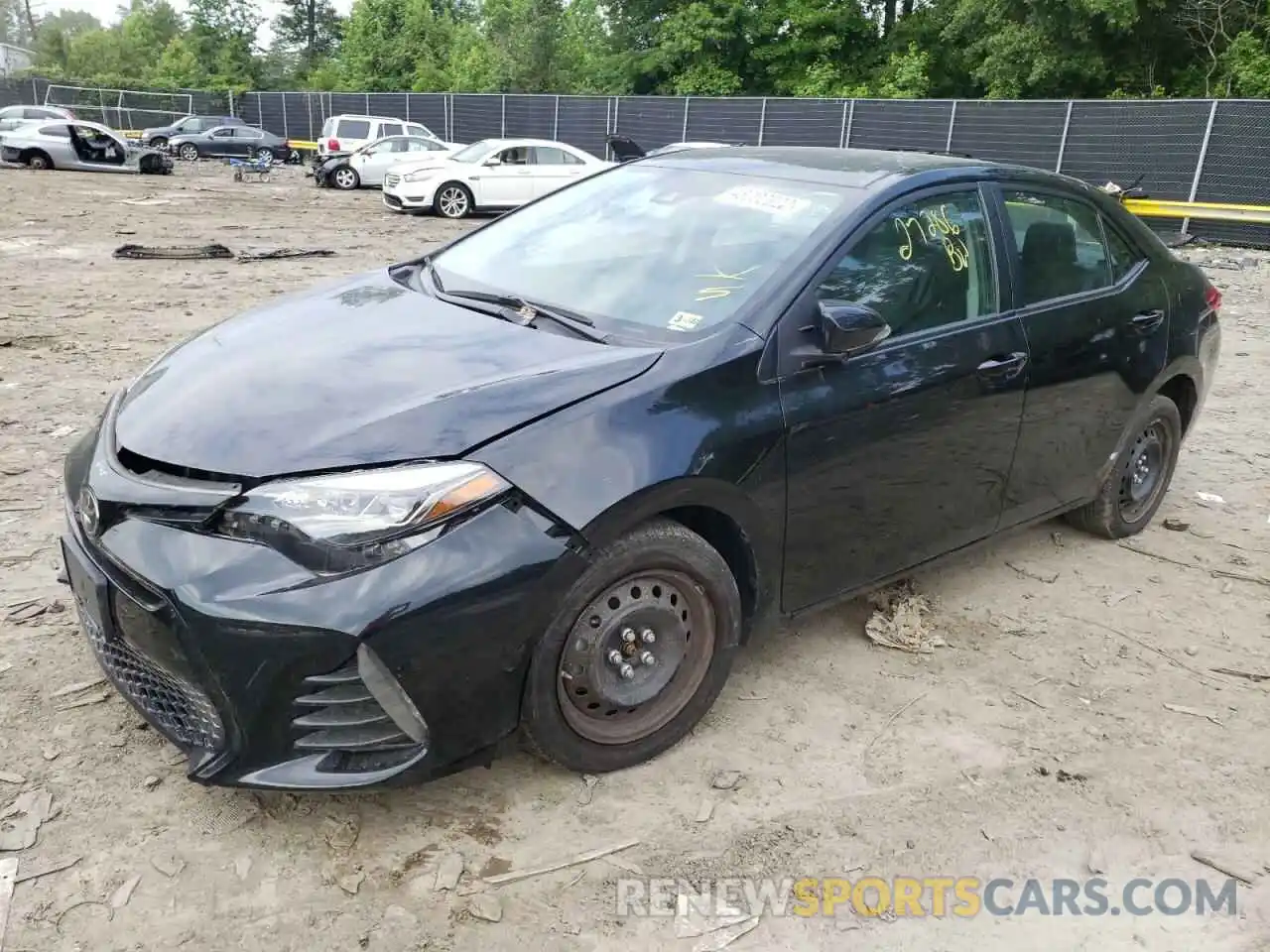 2 Photograph of a damaged car 2T1BURHE9KC227293 TOYOTA COROLLA 2019