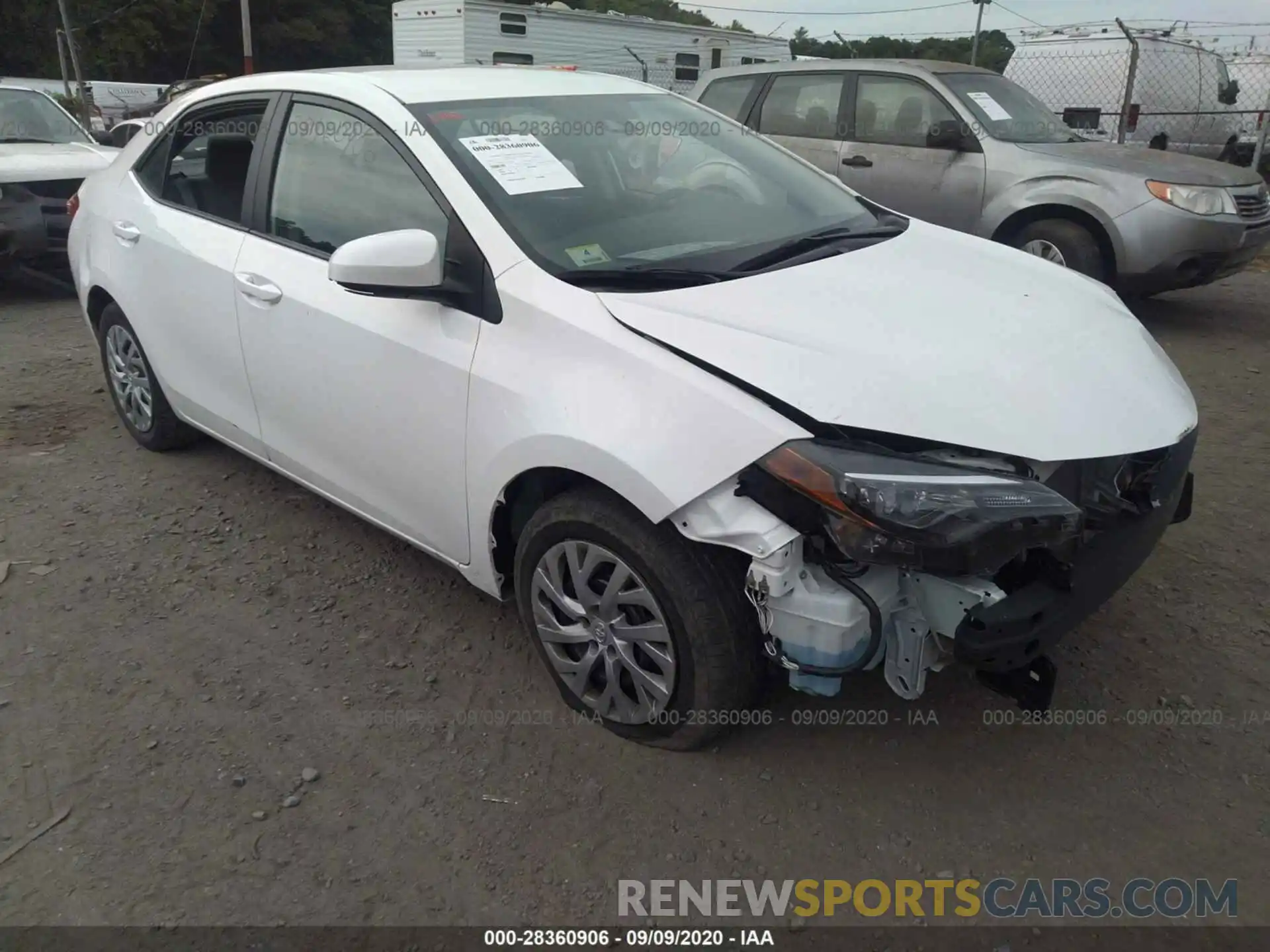 1 Photograph of a damaged car 2T1BURHE9KC227942 TOYOTA COROLLA 2019