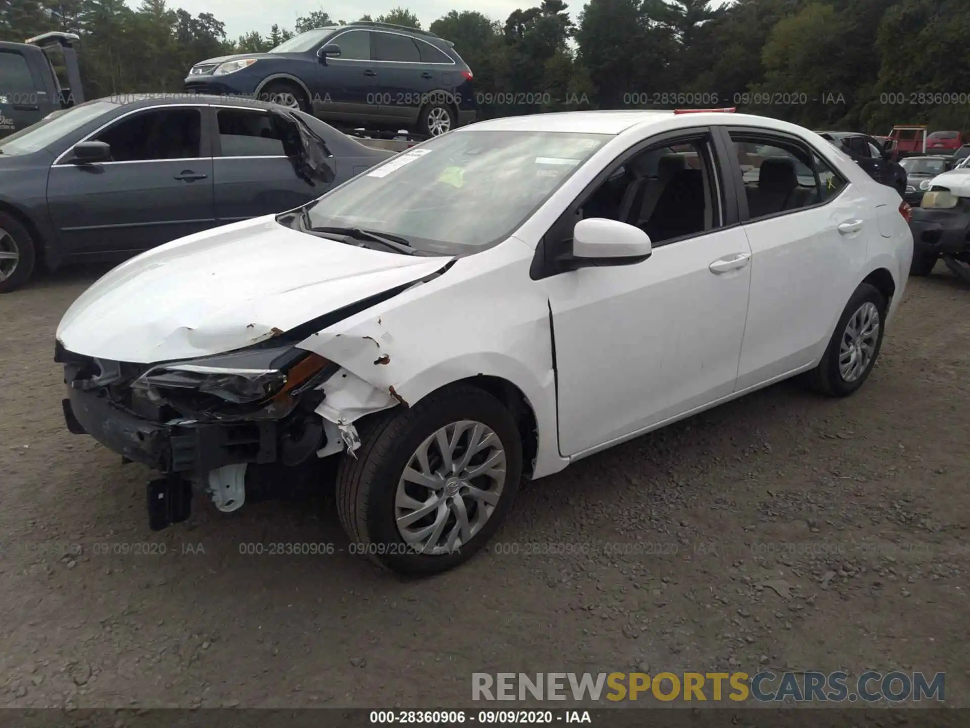 2 Photograph of a damaged car 2T1BURHE9KC227942 TOYOTA COROLLA 2019