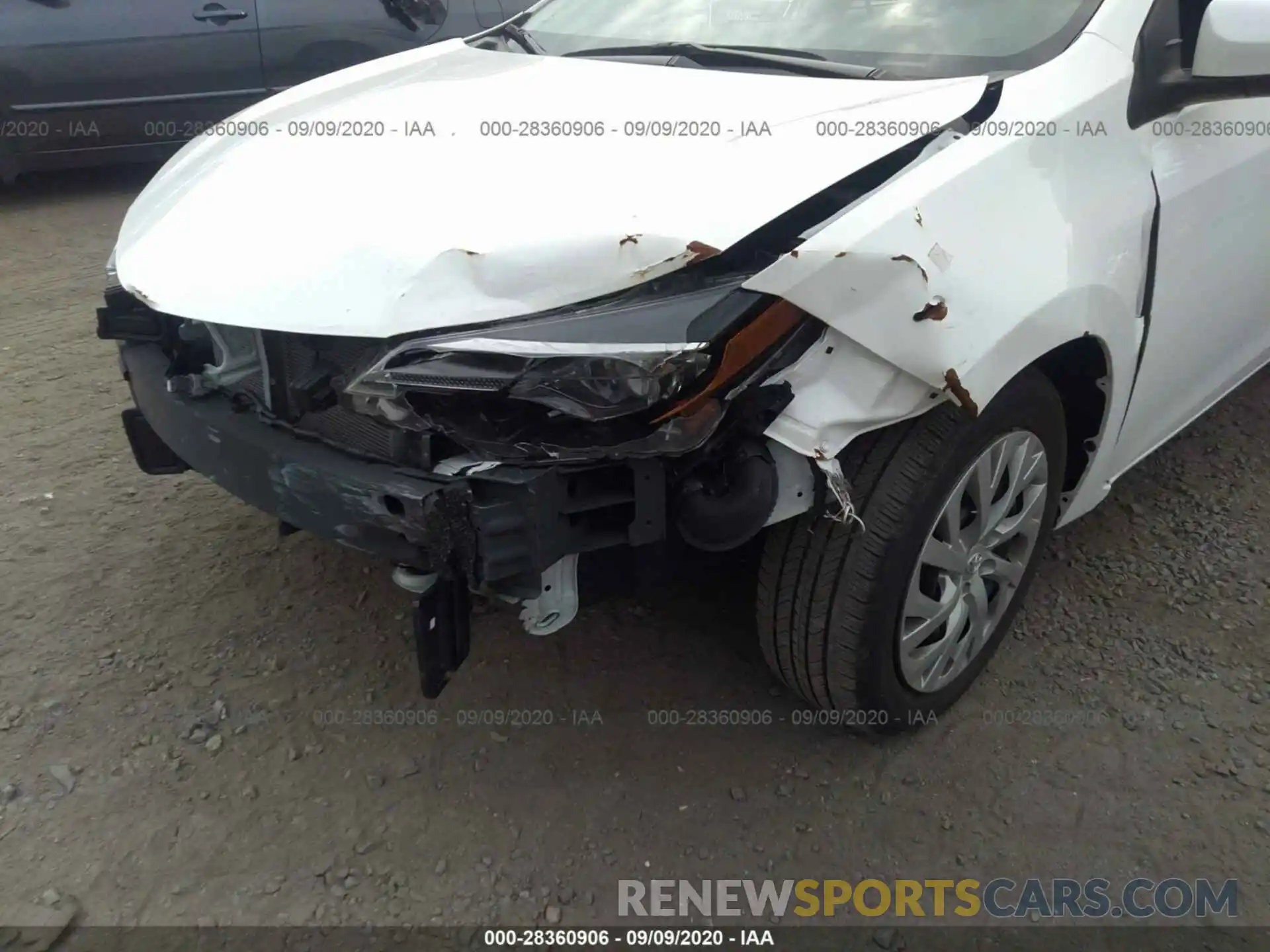 6 Photograph of a damaged car 2T1BURHE9KC227942 TOYOTA COROLLA 2019