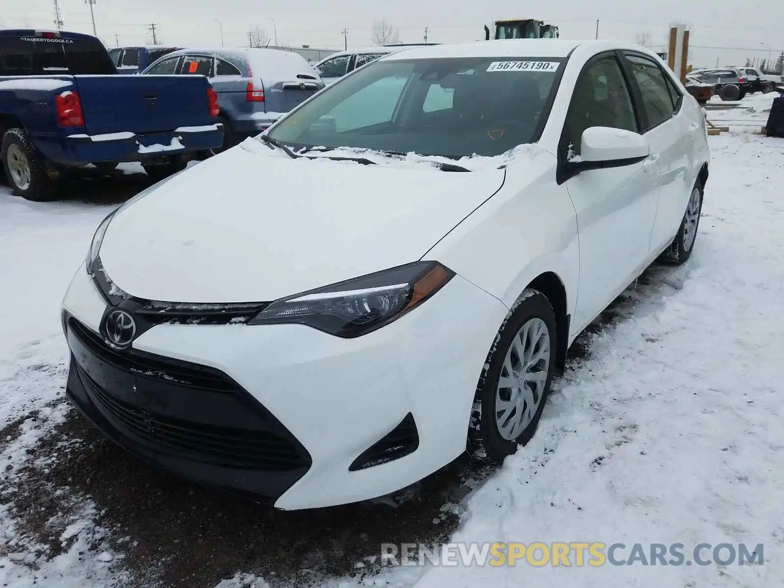 2 Photograph of a damaged car 2T1BURHE9KC228119 TOYOTA COROLLA 2019