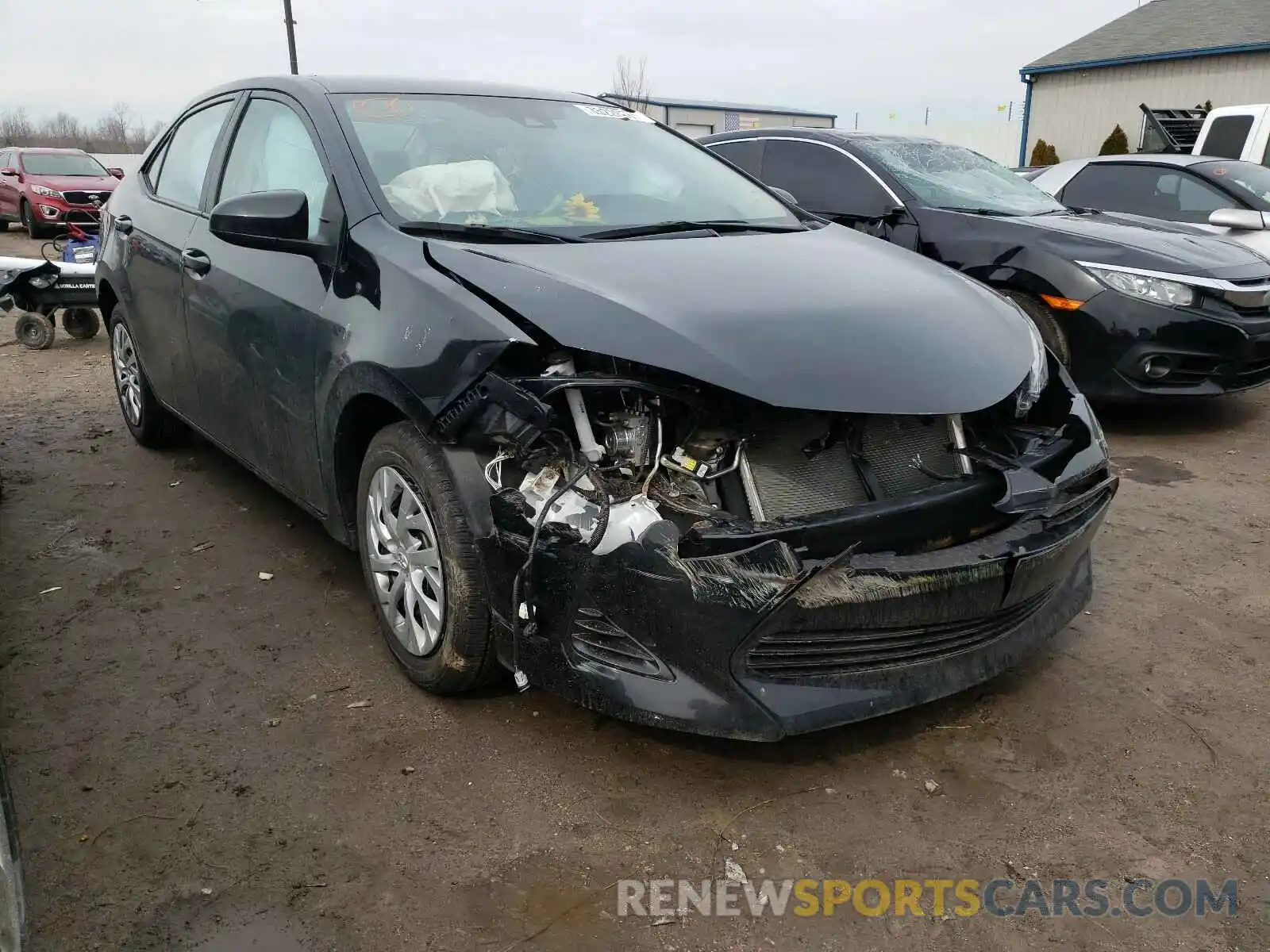 1 Photograph of a damaged car 2T1BURHE9KC228878 TOYOTA COROLLA 2019
