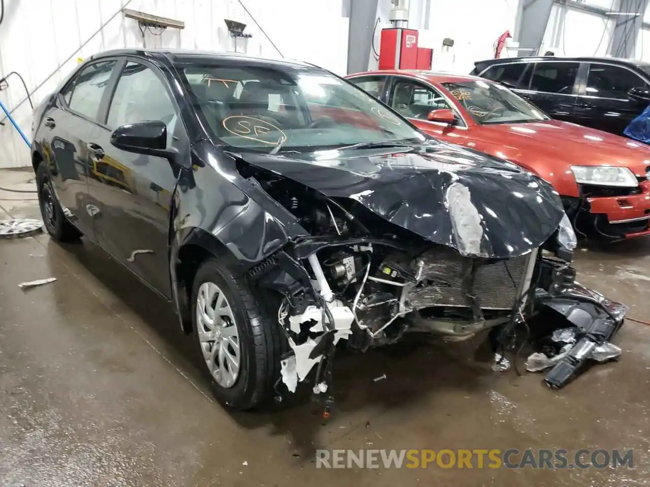 1 Photograph of a damaged car 2T1BURHE9KC228976 TOYOTA COROLLA 2019