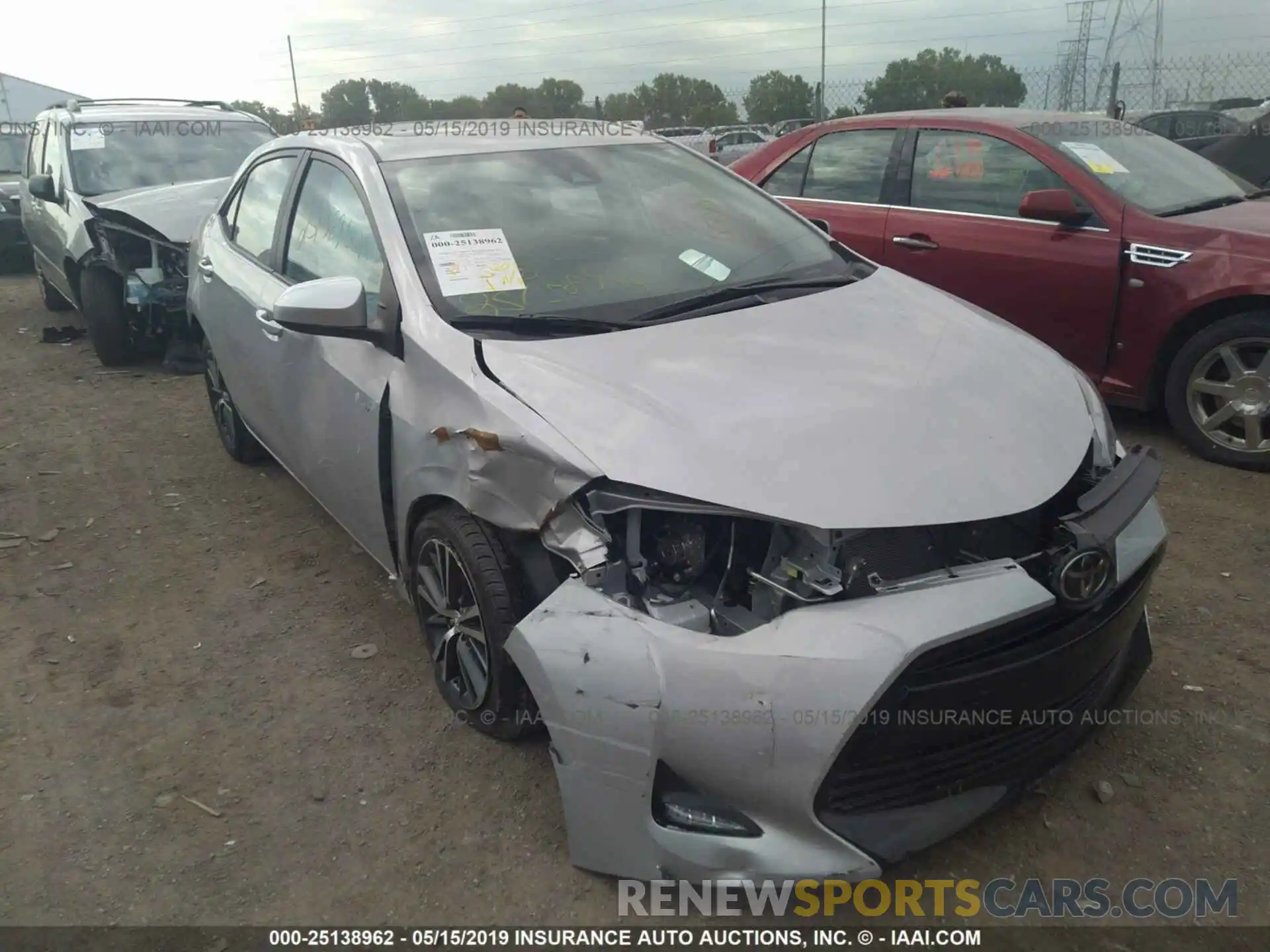 1 Photograph of a damaged car 2T1BURHE9KC229125 TOYOTA COROLLA 2019