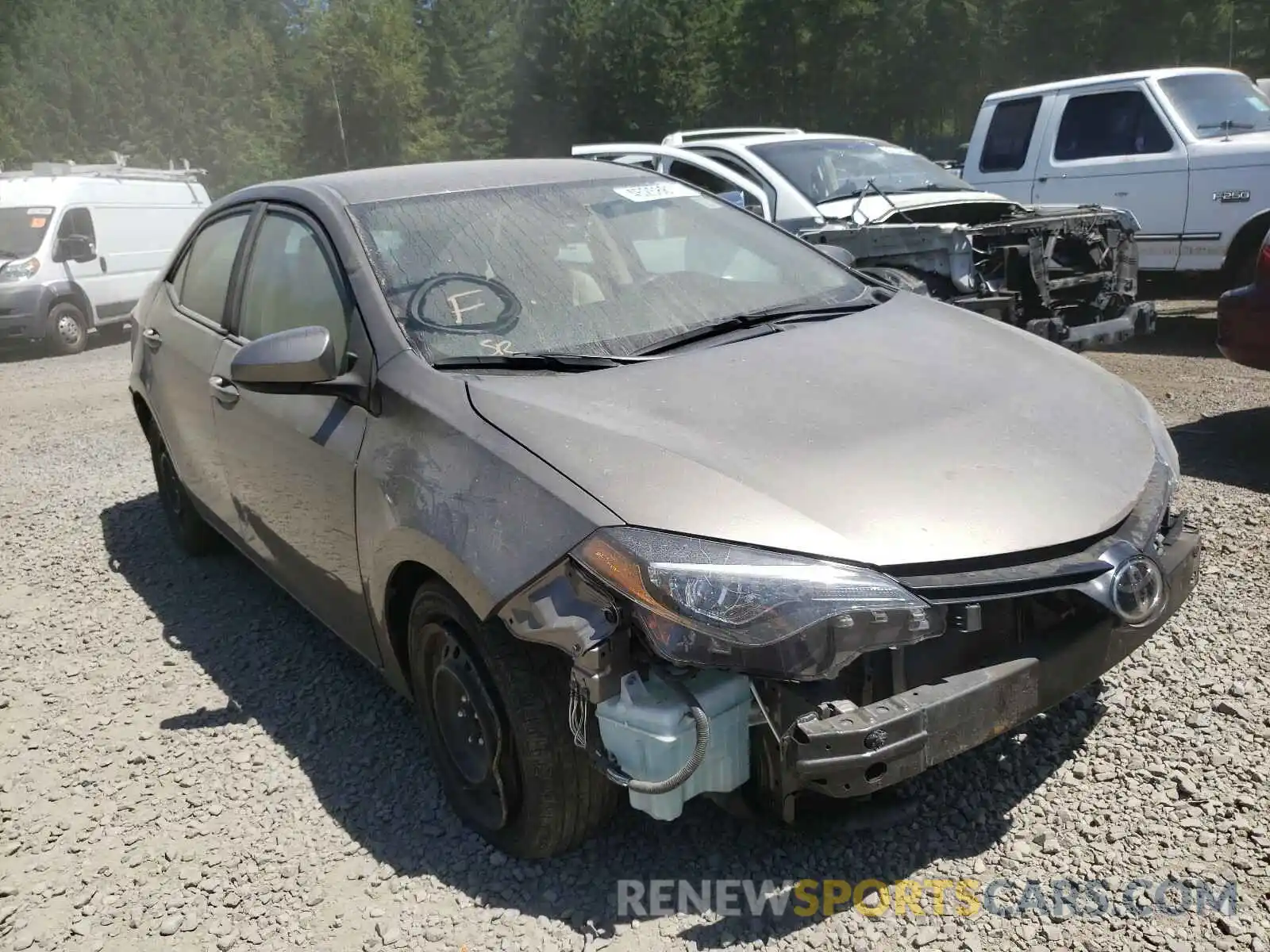 1 Photograph of a damaged car 2T1BURHE9KC230128 TOYOTA COROLLA 2019