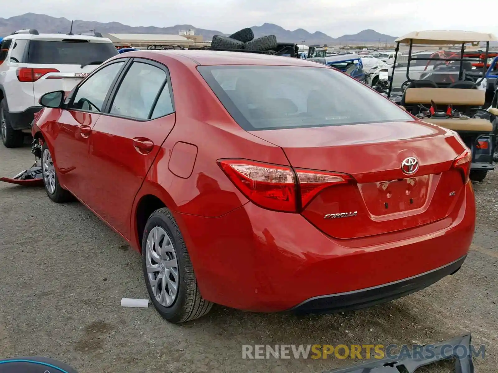 3 Photograph of a damaged car 2T1BURHE9KC230212 TOYOTA COROLLA 2019