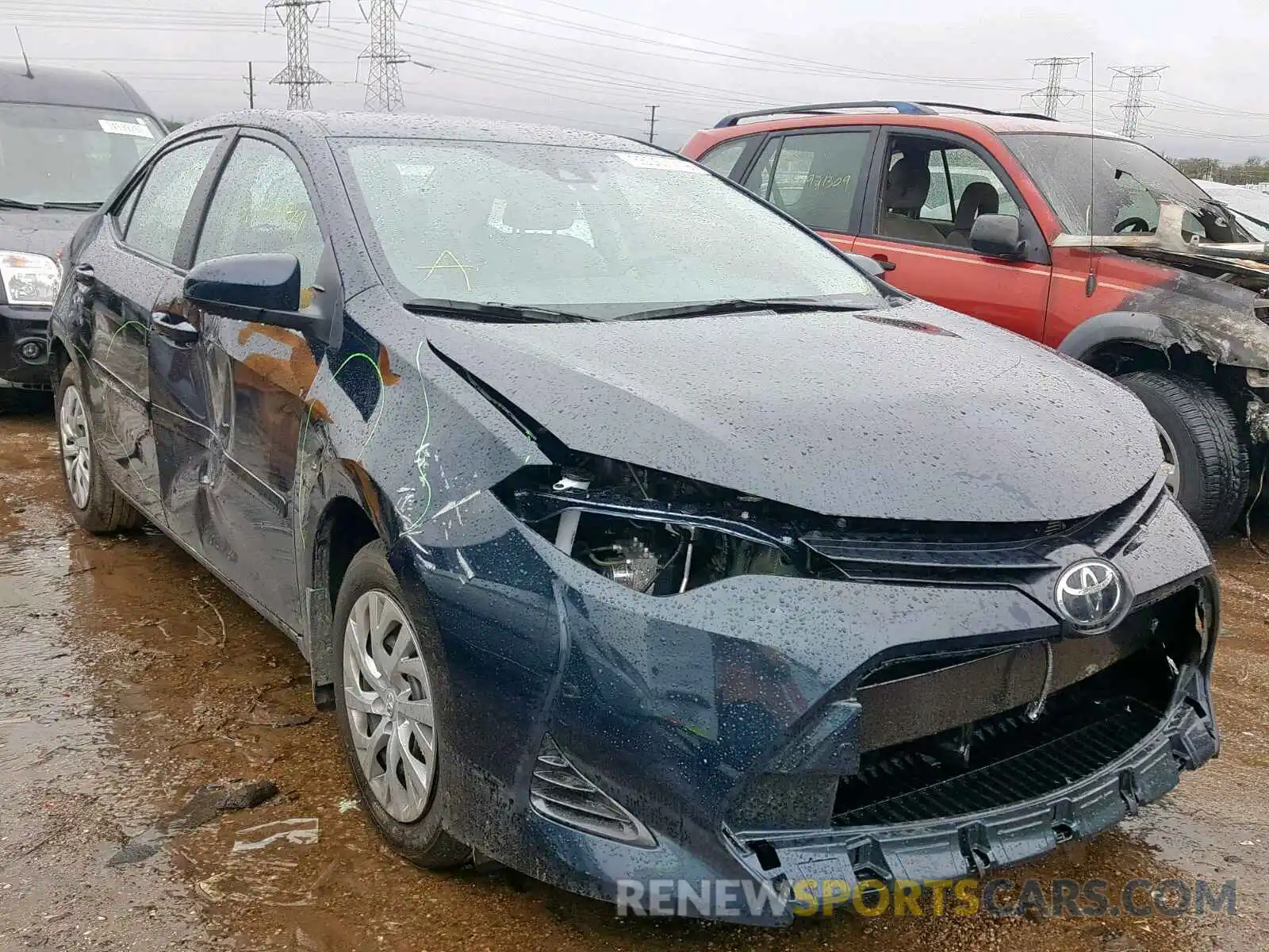 1 Photograph of a damaged car 2T1BURHE9KC231537 TOYOTA COROLLA 2019