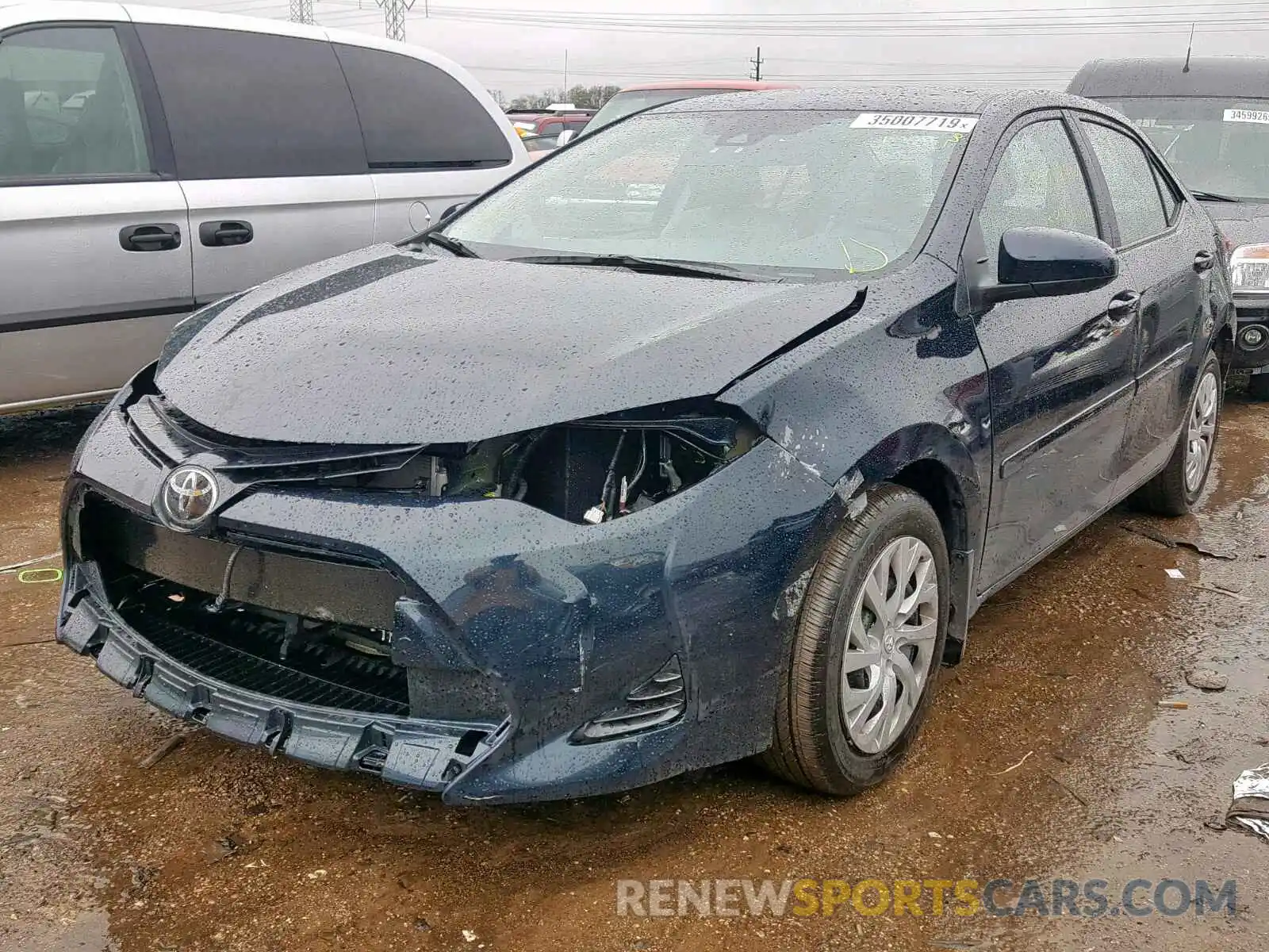 2 Photograph of a damaged car 2T1BURHE9KC231537 TOYOTA COROLLA 2019