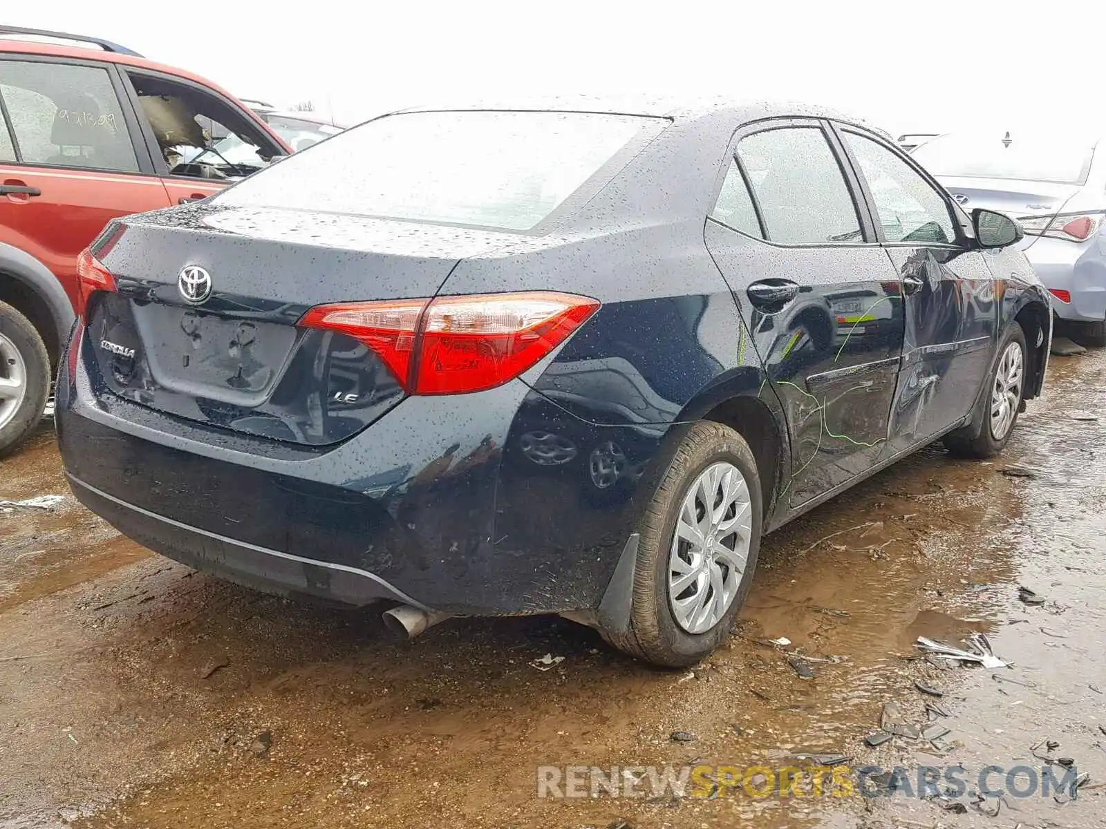 4 Photograph of a damaged car 2T1BURHE9KC231537 TOYOTA COROLLA 2019