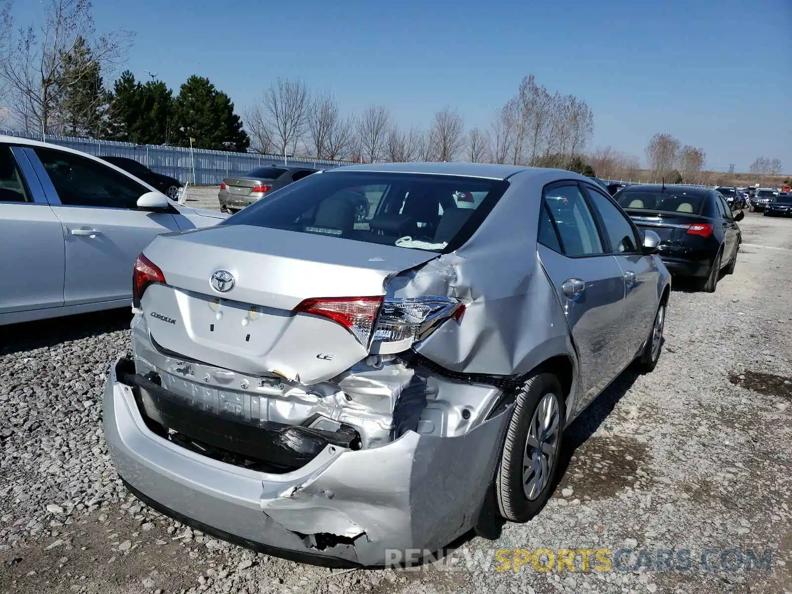 4 Фотография поврежденного автомобиля 2T1BURHE9KC231571 TOYOTA COROLLA 2019