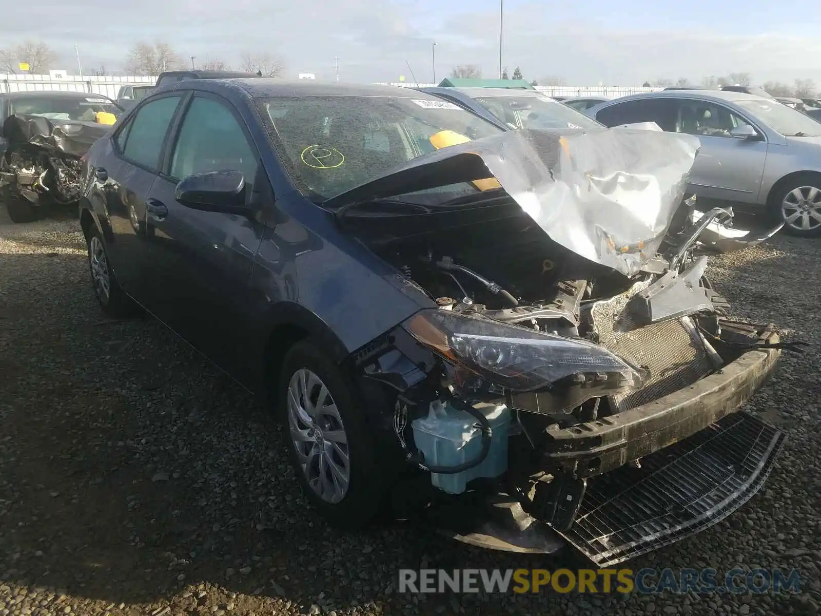 1 Photograph of a damaged car 2T1BURHE9KC231795 TOYOTA COROLLA 2019