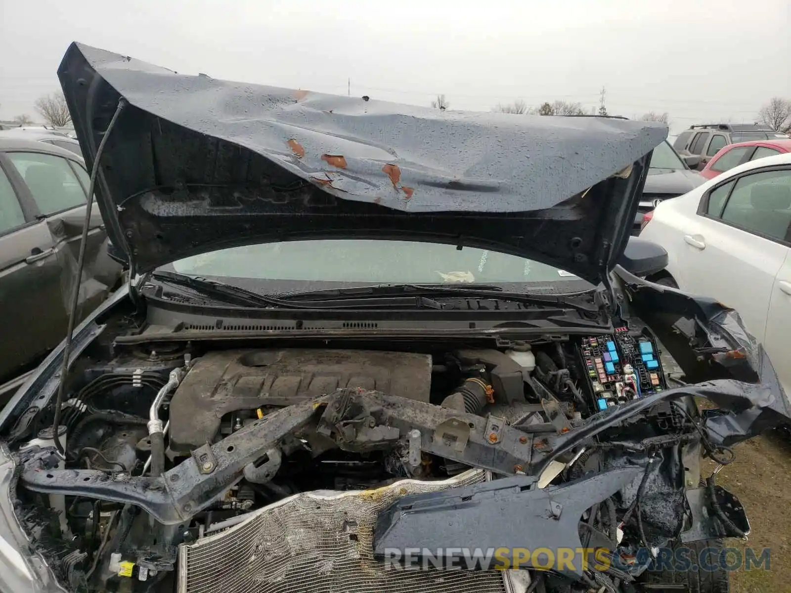 7 Photograph of a damaged car 2T1BURHE9KC231795 TOYOTA COROLLA 2019