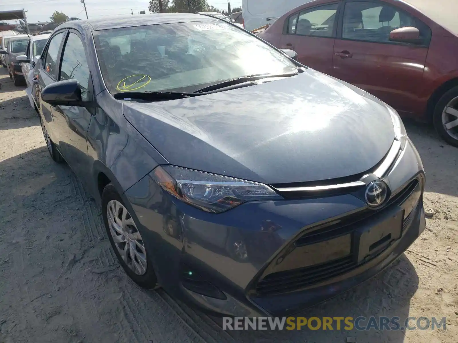 1 Photograph of a damaged car 2T1BURHE9KC231800 TOYOTA COROLLA 2019