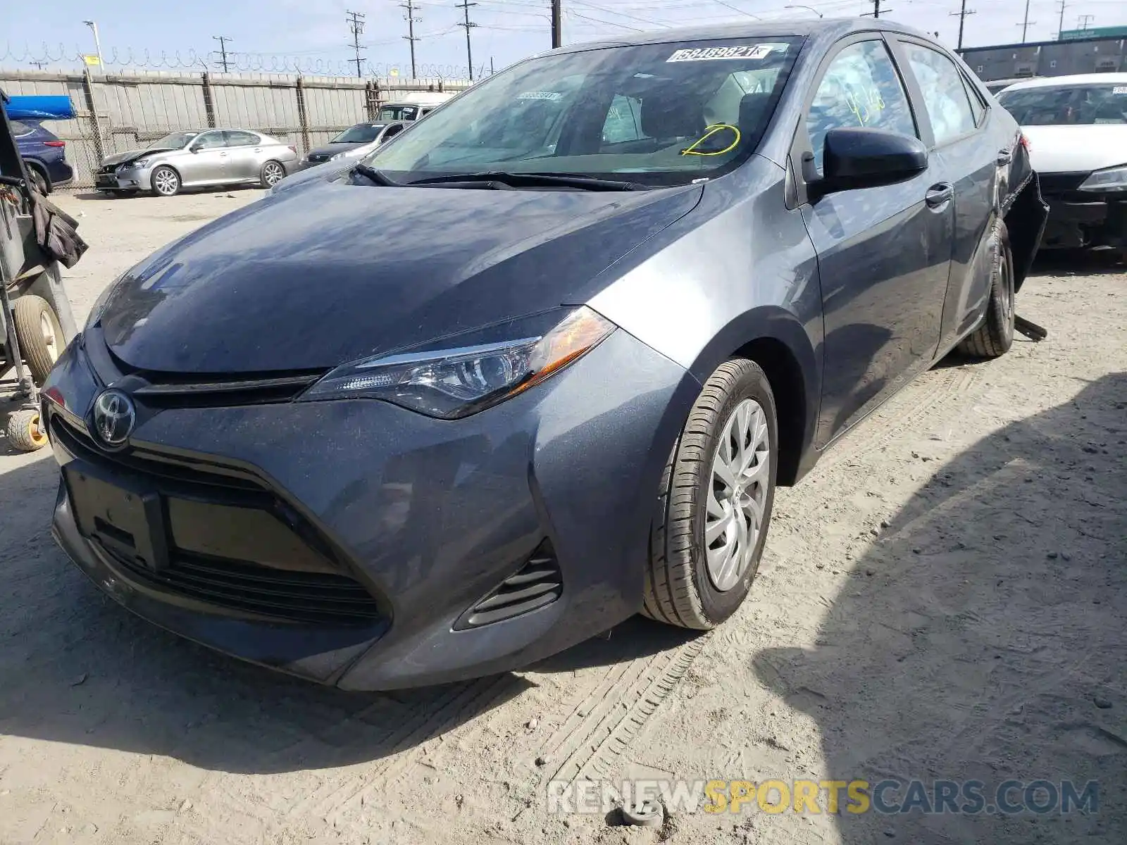 2 Photograph of a damaged car 2T1BURHE9KC231800 TOYOTA COROLLA 2019