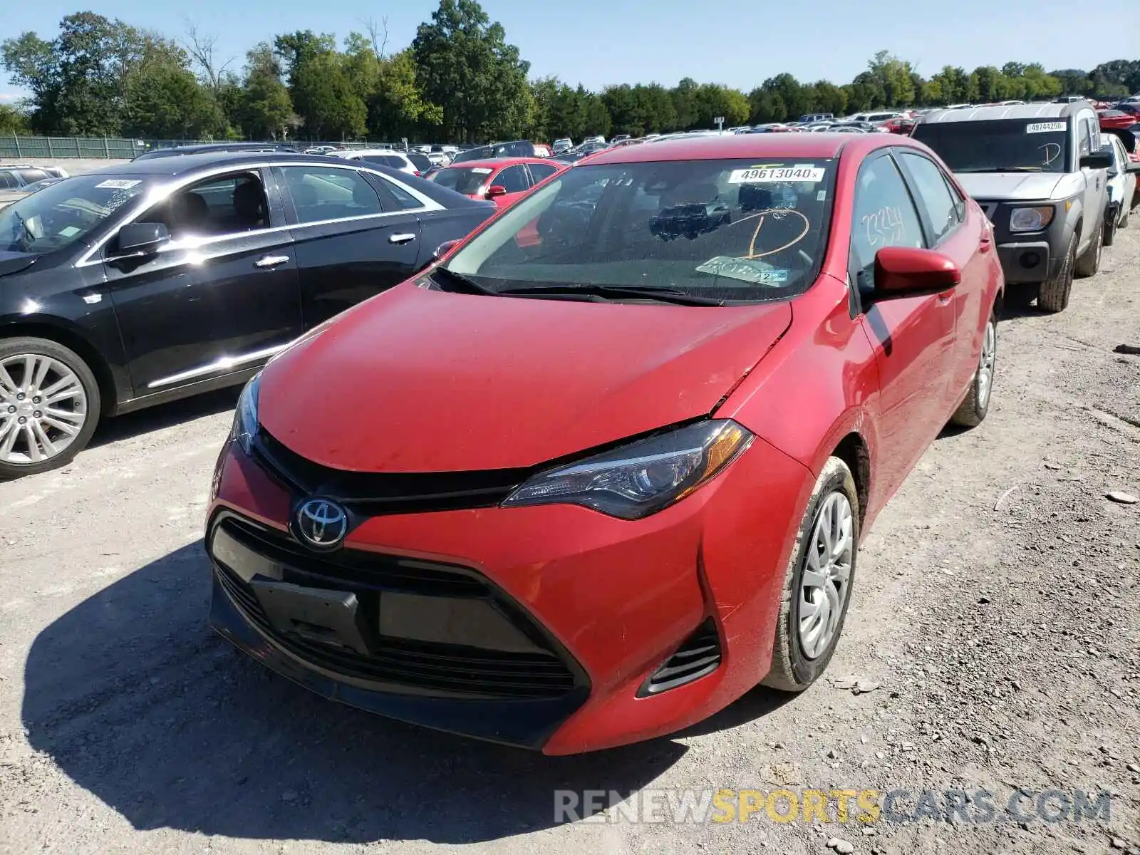 2 Photograph of a damaged car 2T1BURHE9KC233465 TOYOTA COROLLA 2019