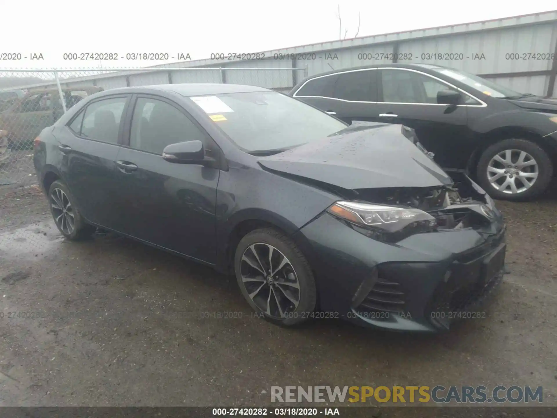 1 Photograph of a damaged car 2T1BURHE9KC233823 TOYOTA COROLLA 2019