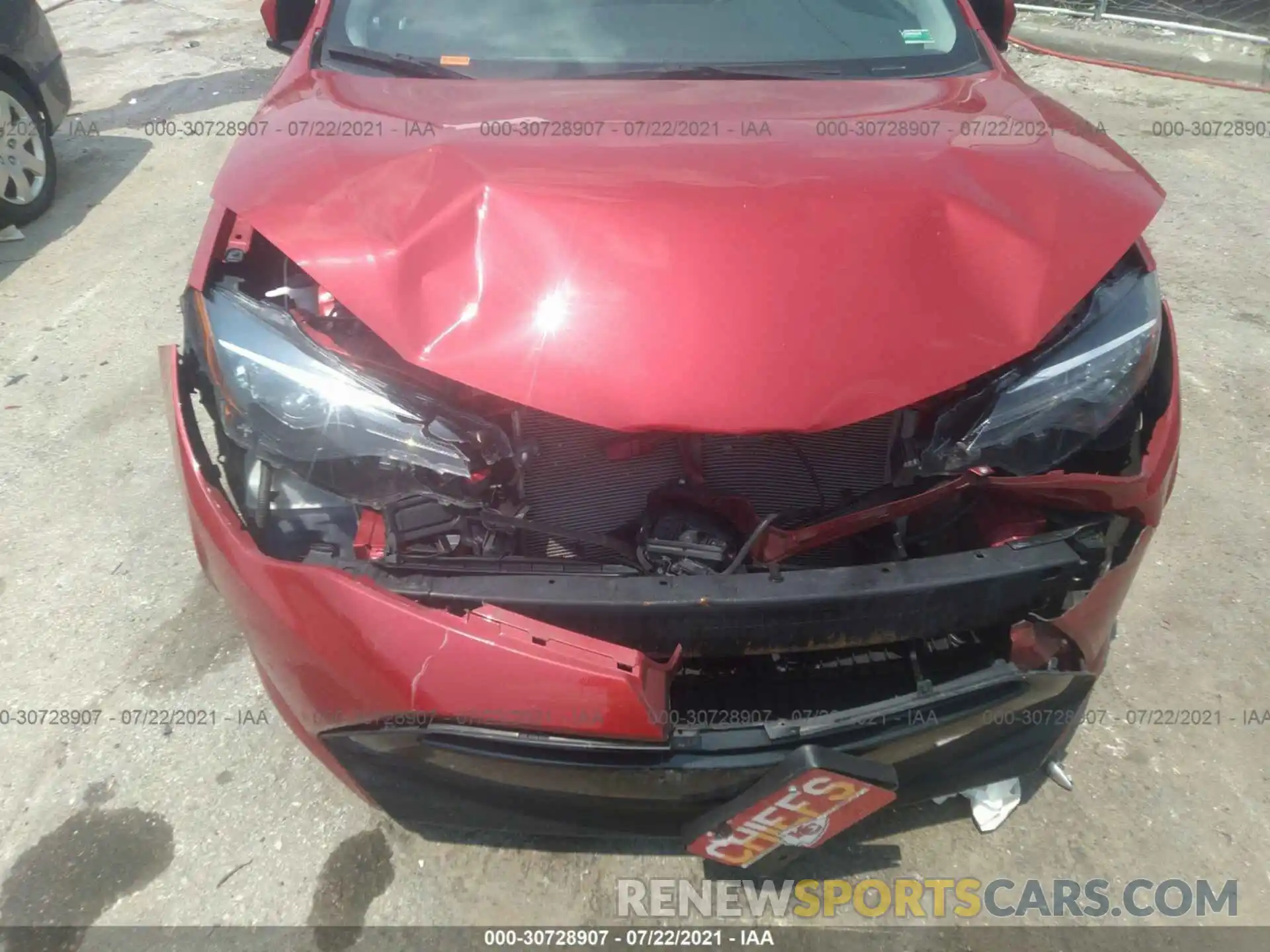 6 Photograph of a damaged car 2T1BURHE9KC234065 TOYOTA COROLLA 2019