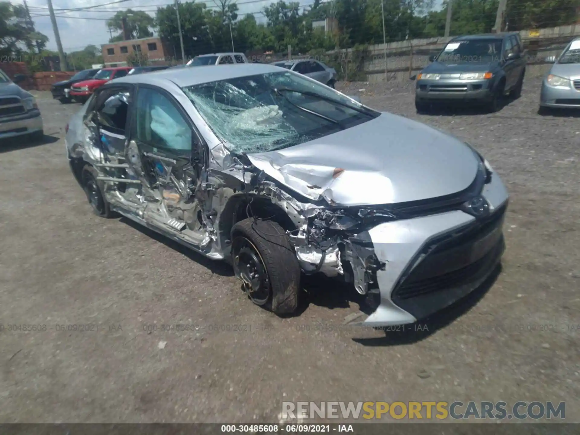 1 Photograph of a damaged car 2T1BURHE9KC234132 TOYOTA COROLLA 2019