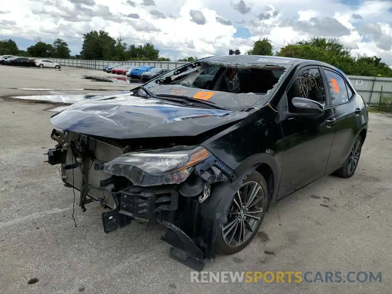 2 Photograph of a damaged car 2T1BURHE9KC234289 TOYOTA COROLLA 2019