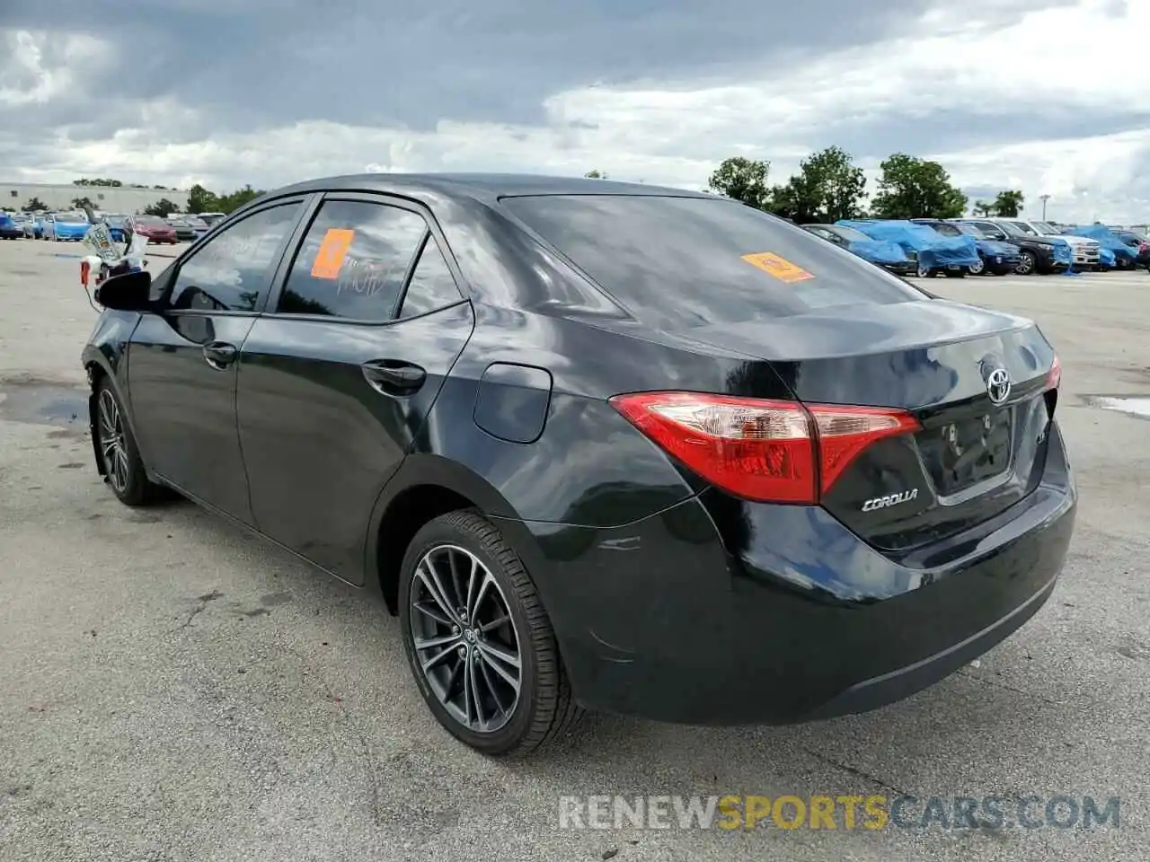 3 Photograph of a damaged car 2T1BURHE9KC234289 TOYOTA COROLLA 2019