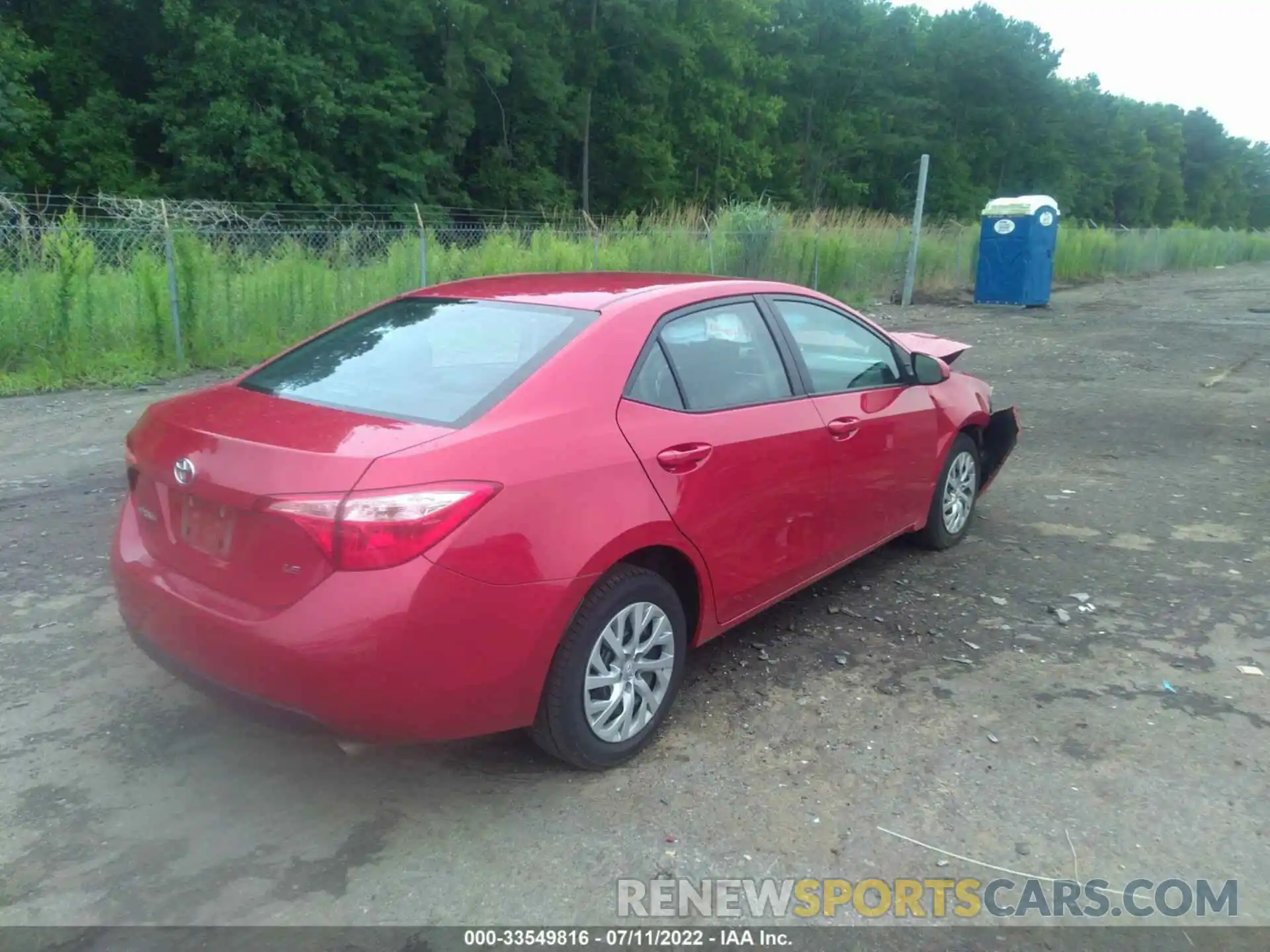 4 Photograph of a damaged car 2T1BURHE9KC234311 TOYOTA COROLLA 2019