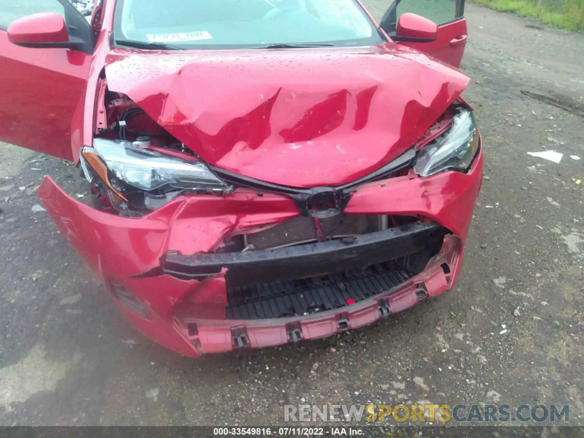 6 Photograph of a damaged car 2T1BURHE9KC234311 TOYOTA COROLLA 2019