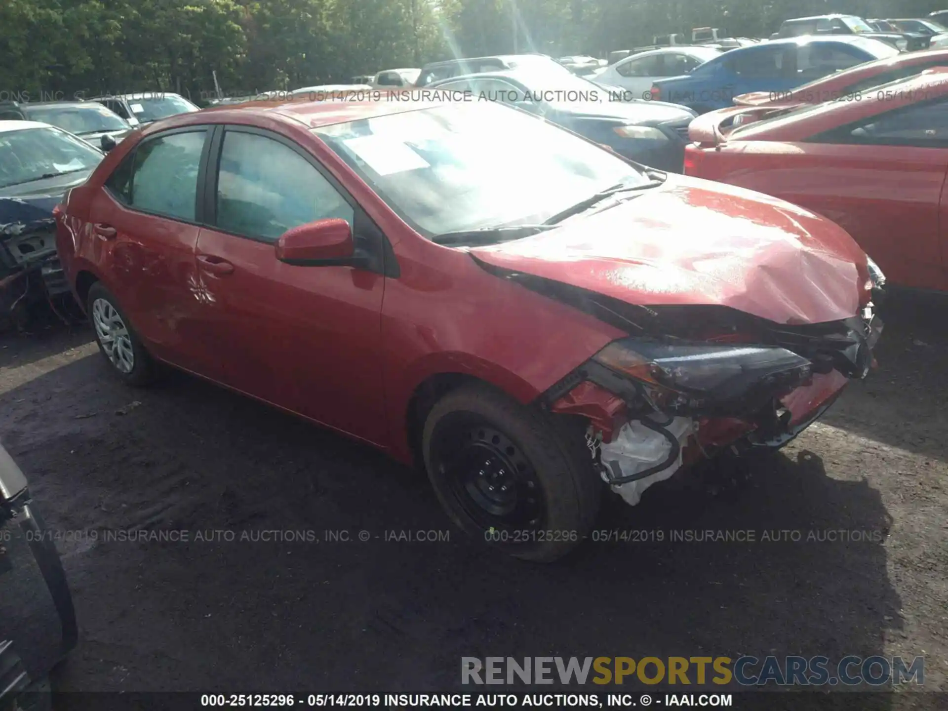 1 Photograph of a damaged car 2T1BURHE9KC234518 TOYOTA COROLLA 2019