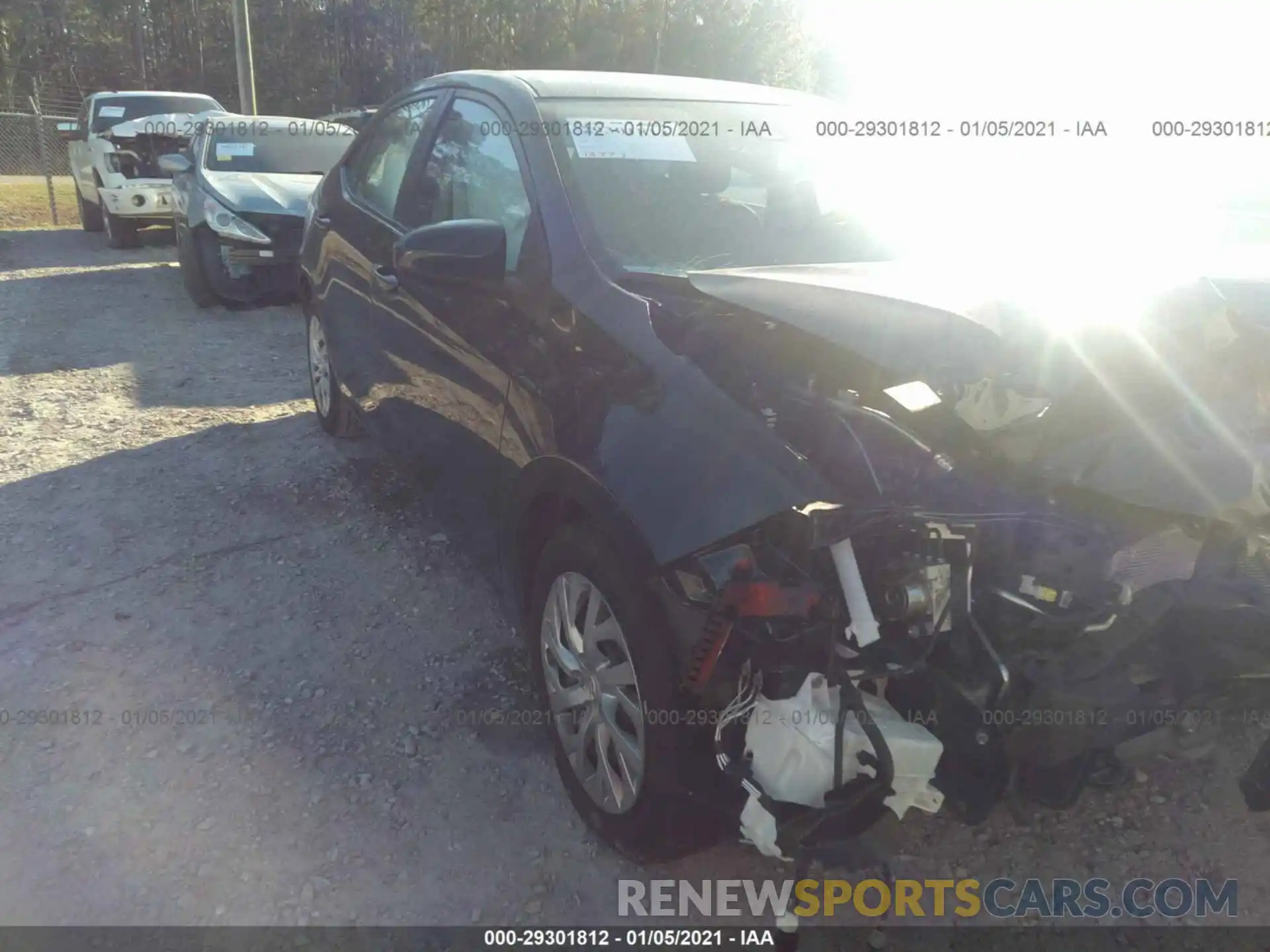 1 Photograph of a damaged car 2T1BURHE9KC234552 TOYOTA COROLLA 2019