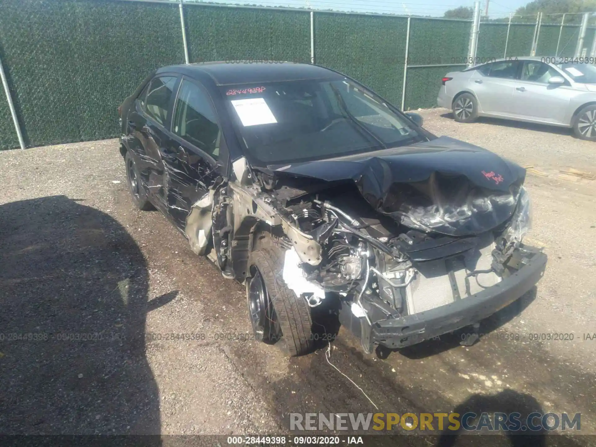 1 Photograph of a damaged car 2T1BURHE9KC235040 TOYOTA COROLLA 2019