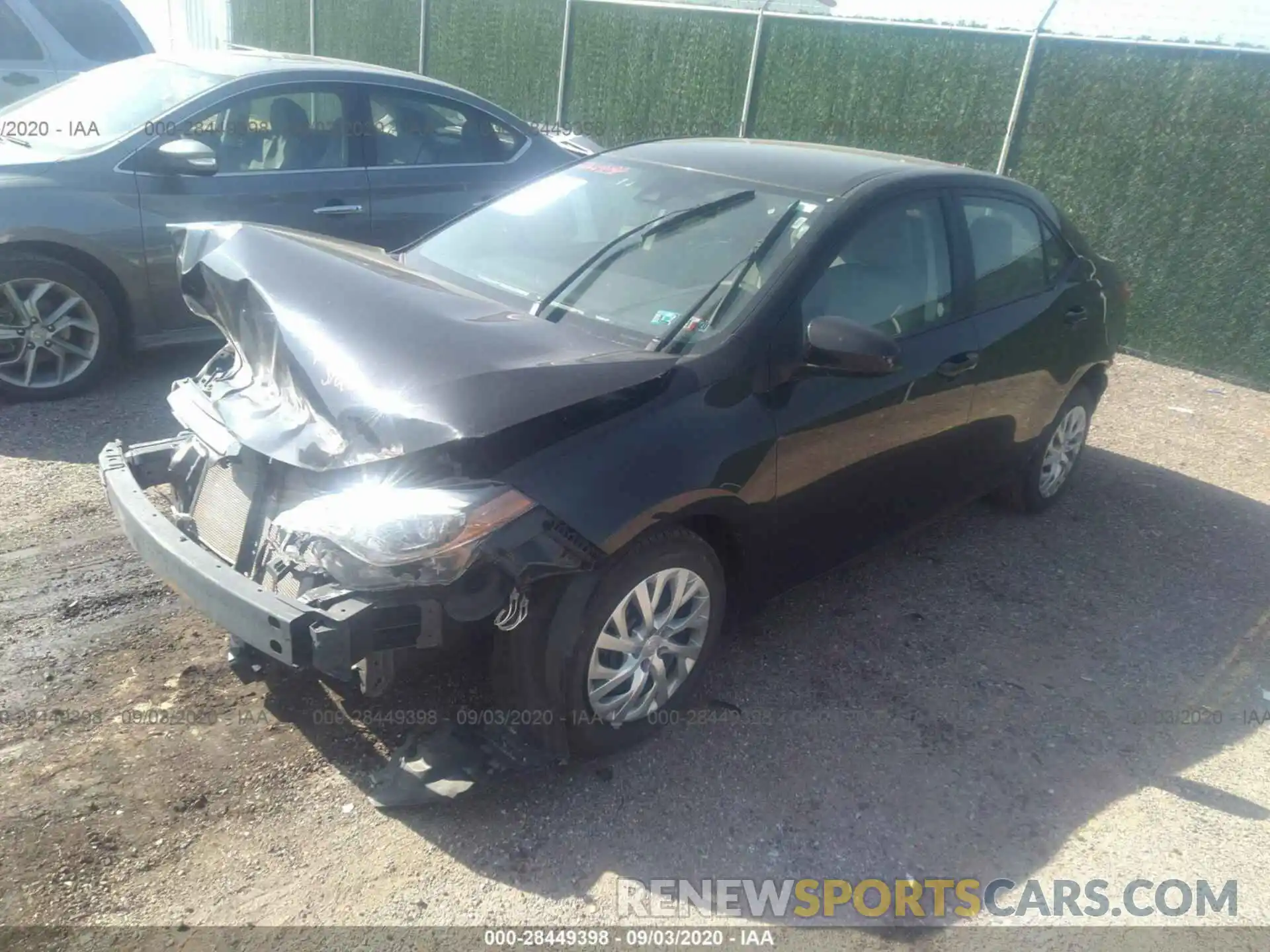 2 Photograph of a damaged car 2T1BURHE9KC235040 TOYOTA COROLLA 2019