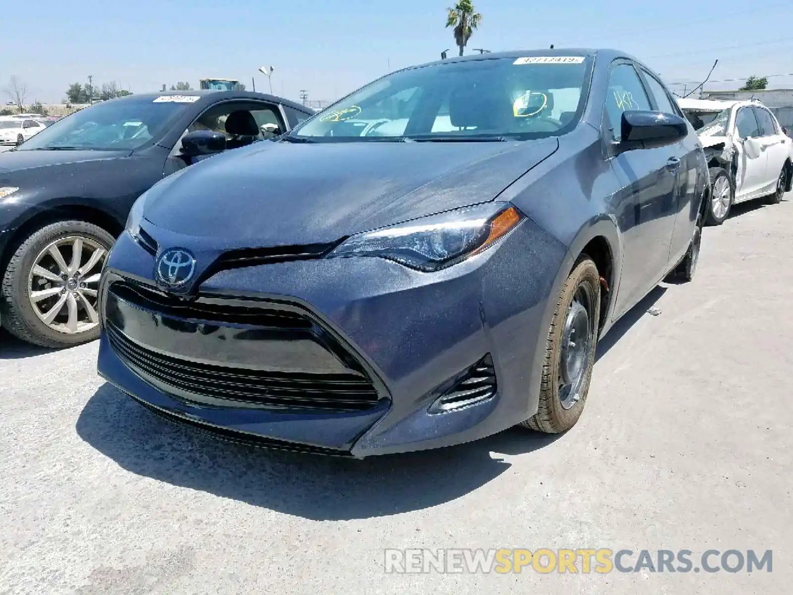 2 Photograph of a damaged car 2T1BURHE9KC235555 TOYOTA COROLLA 2019