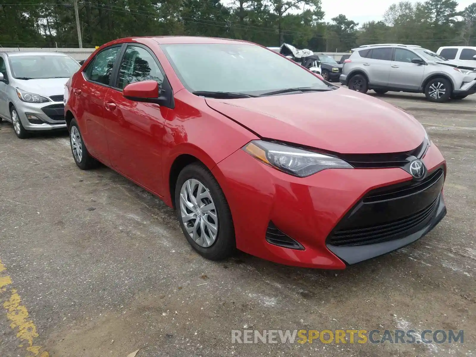 1 Photograph of a damaged car 2T1BURHE9KC235913 TOYOTA COROLLA 2019