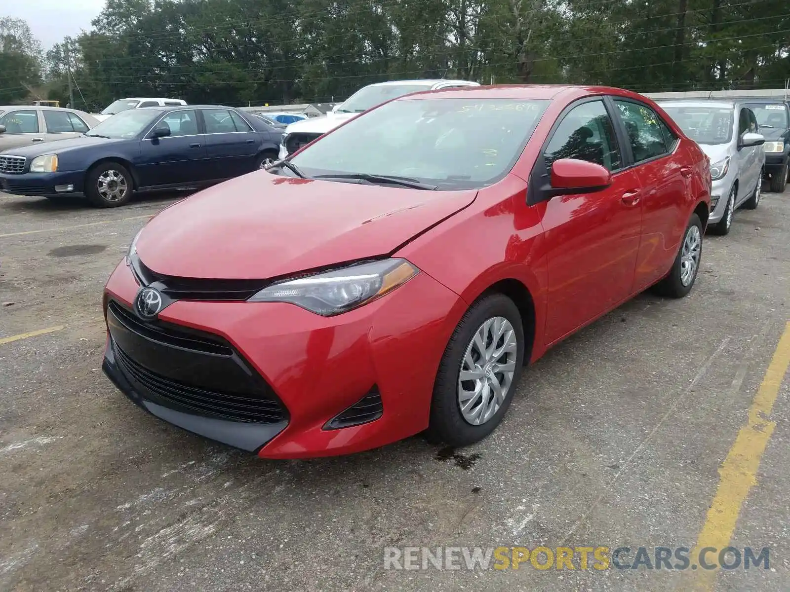 2 Photograph of a damaged car 2T1BURHE9KC235913 TOYOTA COROLLA 2019