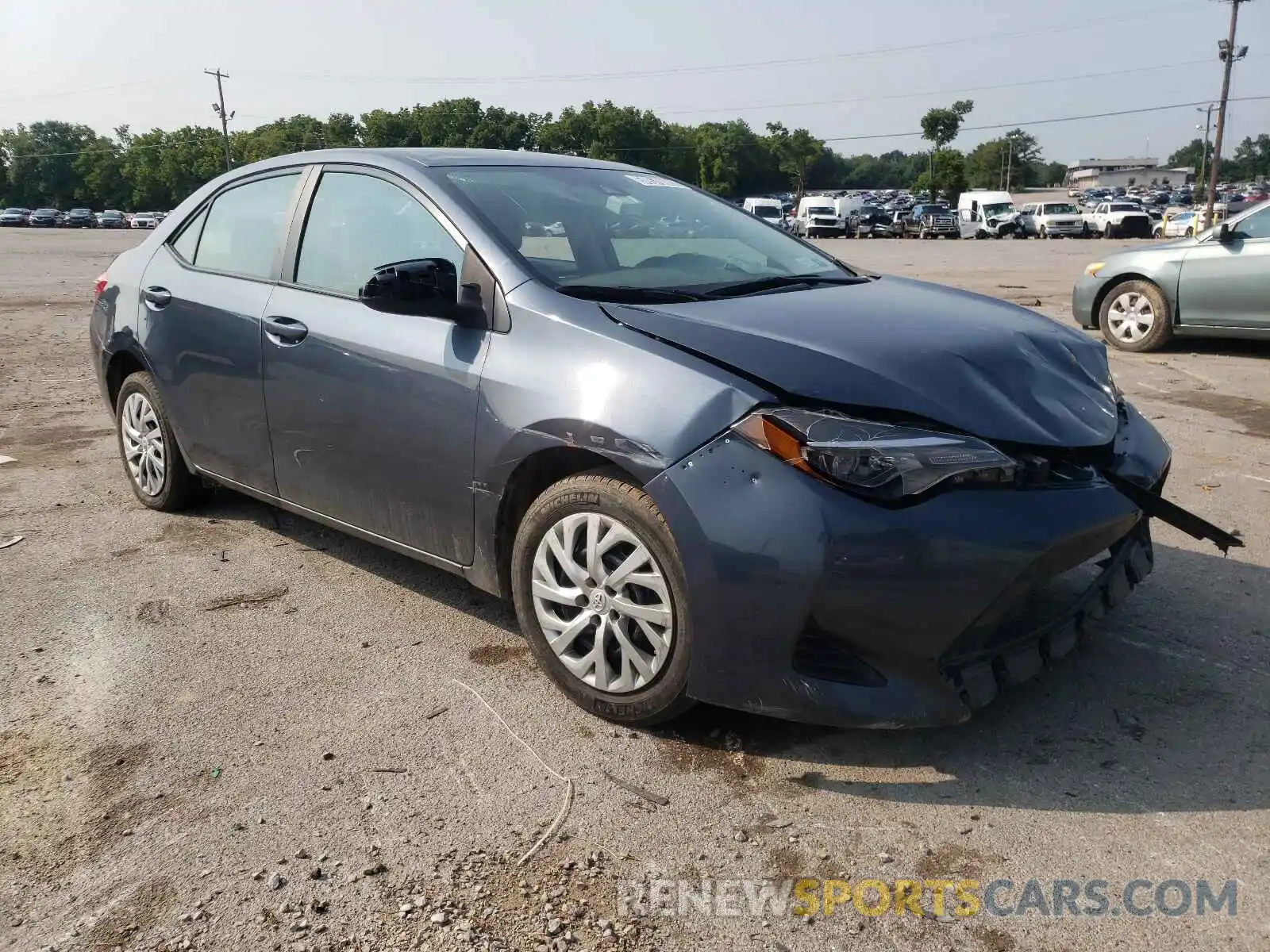 1 Photograph of a damaged car 2T1BURHE9KC236446 TOYOTA COROLLA 2019