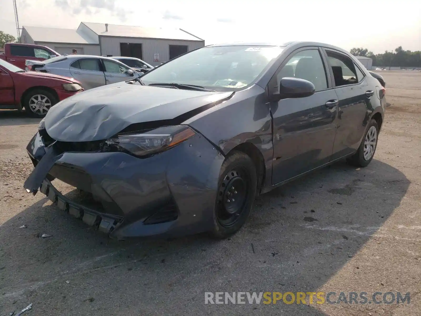 2 Photograph of a damaged car 2T1BURHE9KC236446 TOYOTA COROLLA 2019