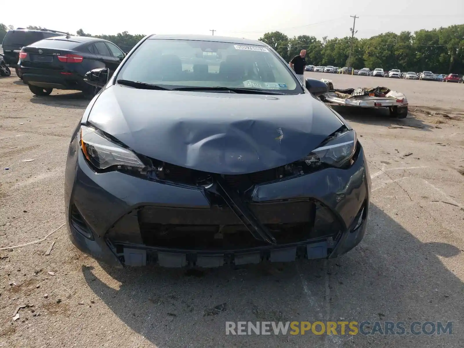 9 Photograph of a damaged car 2T1BURHE9KC236446 TOYOTA COROLLA 2019