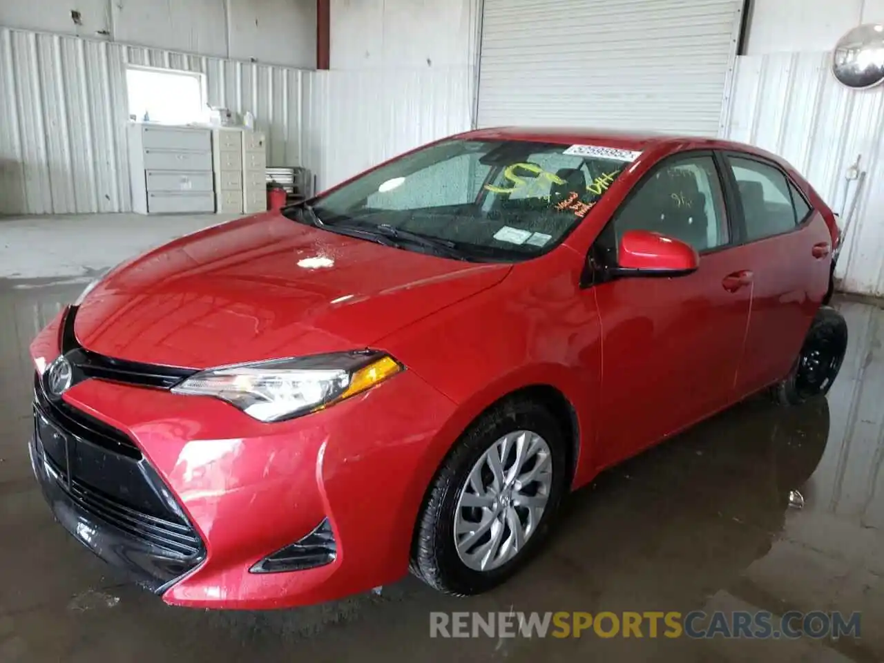 2 Photograph of a damaged car 2T1BURHE9KC236494 TOYOTA COROLLA 2019