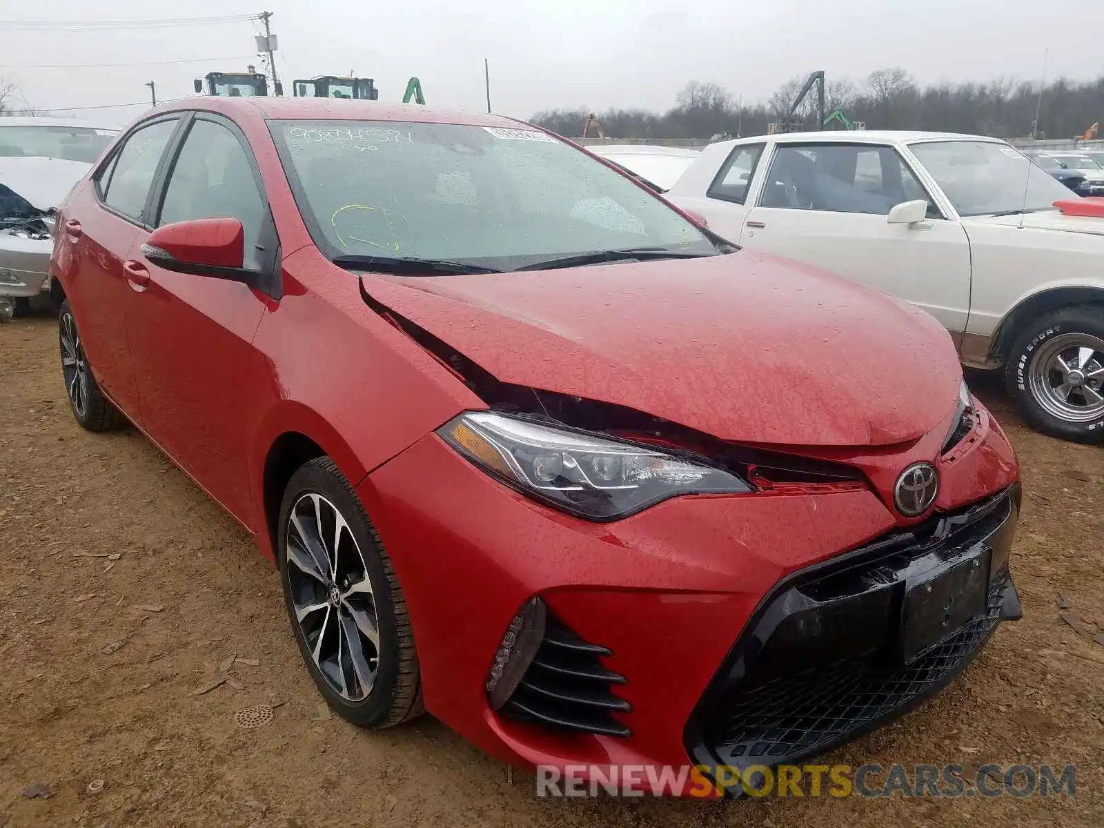 1 Photograph of a damaged car 2T1BURHE9KC236933 TOYOTA COROLLA 2019