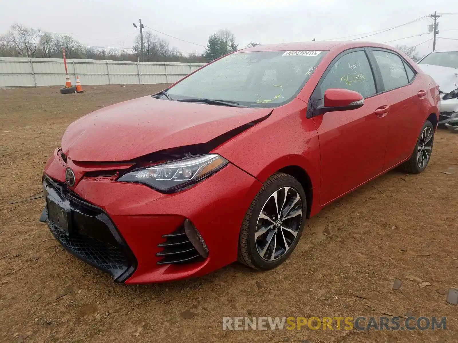 2 Photograph of a damaged car 2T1BURHE9KC236933 TOYOTA COROLLA 2019