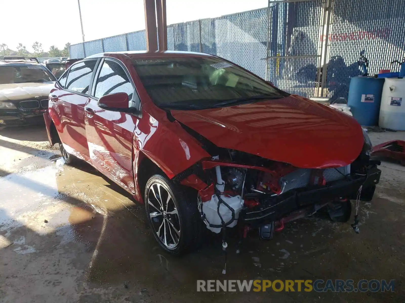 1 Photograph of a damaged car 2T1BURHE9KC237242 TOYOTA COROLLA 2019