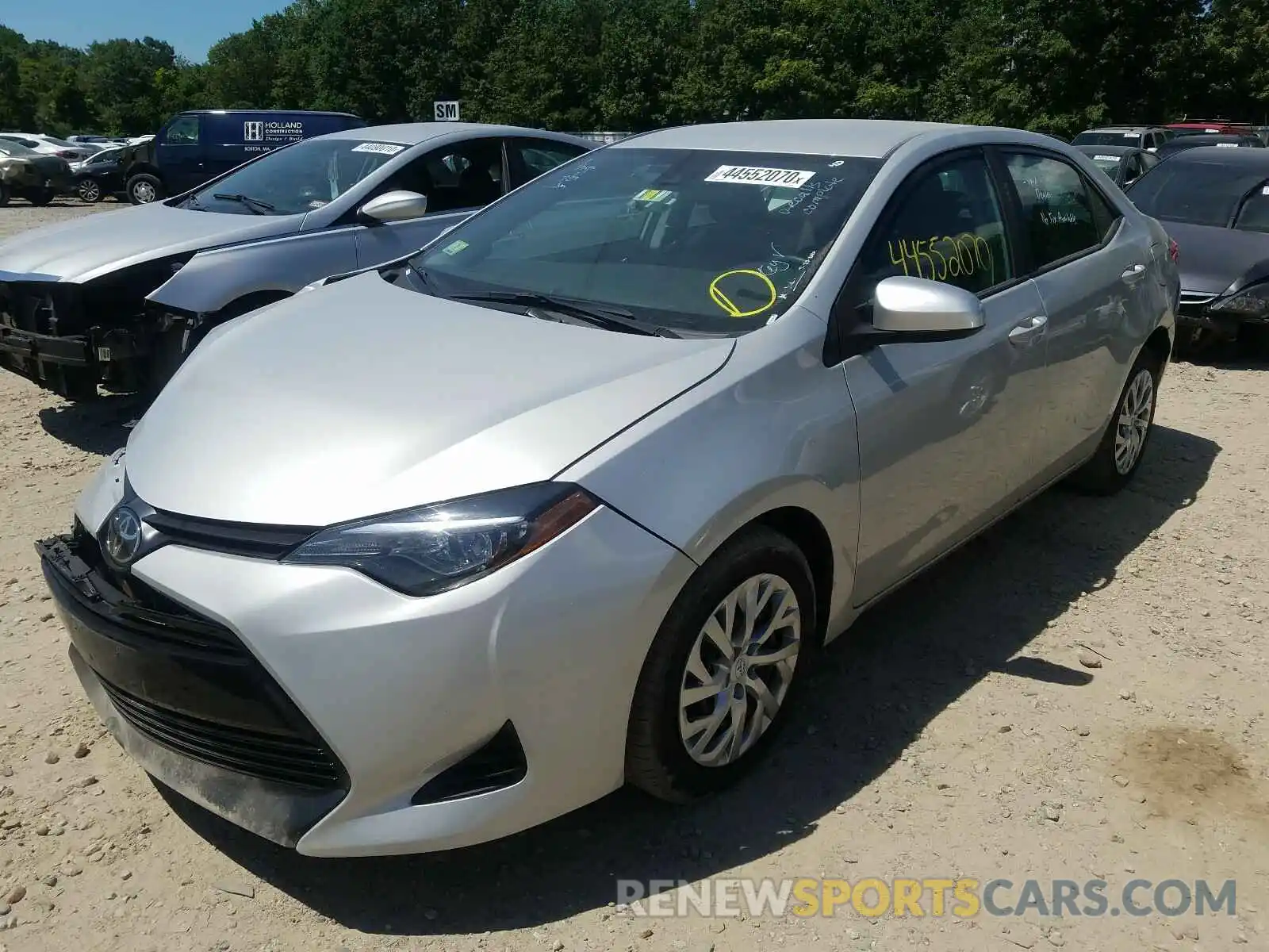 2 Photograph of a damaged car 2T1BURHE9KC237306 TOYOTA COROLLA 2019