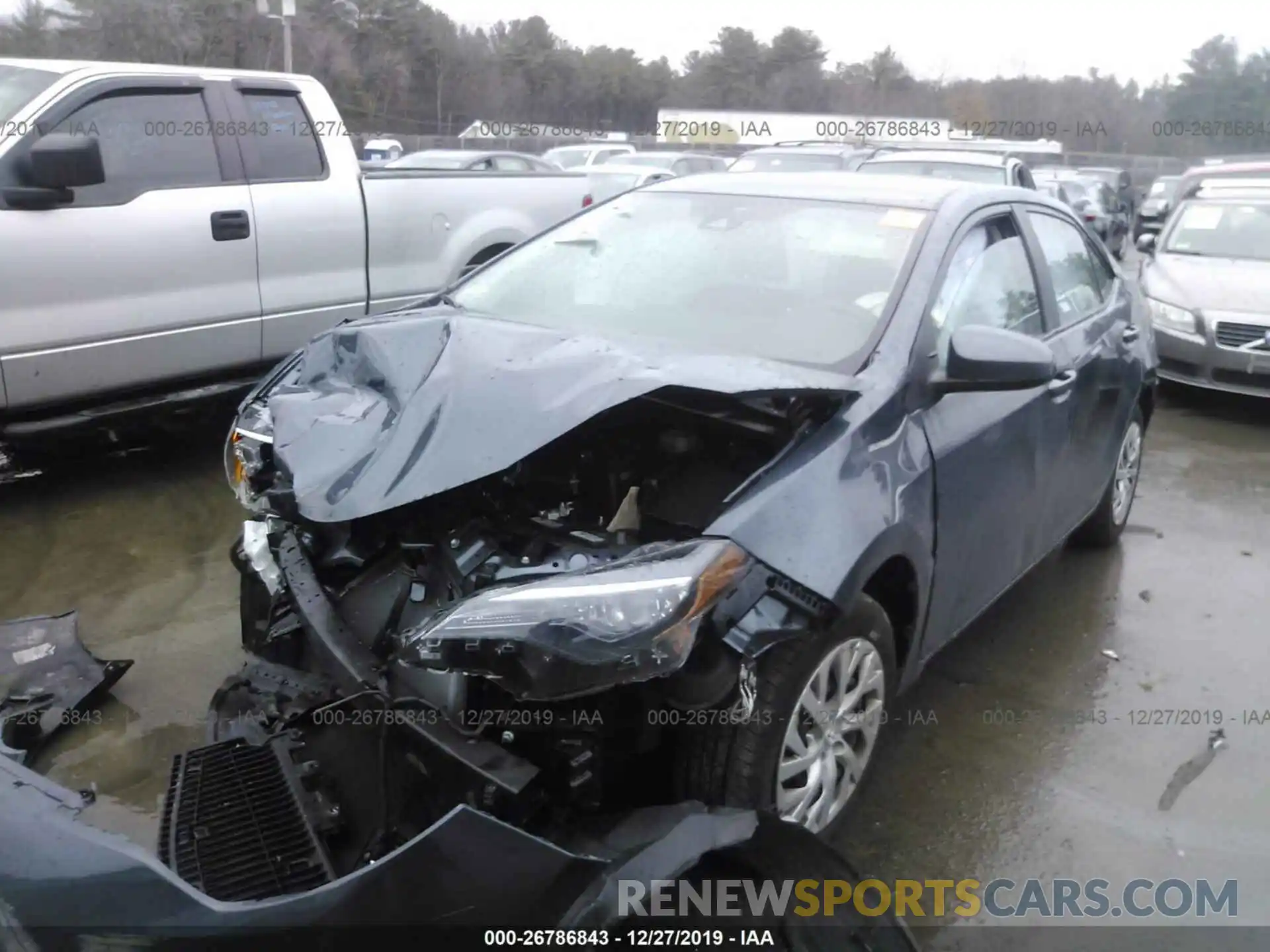 2 Photograph of a damaged car 2T1BURHE9KC237404 TOYOTA COROLLA 2019