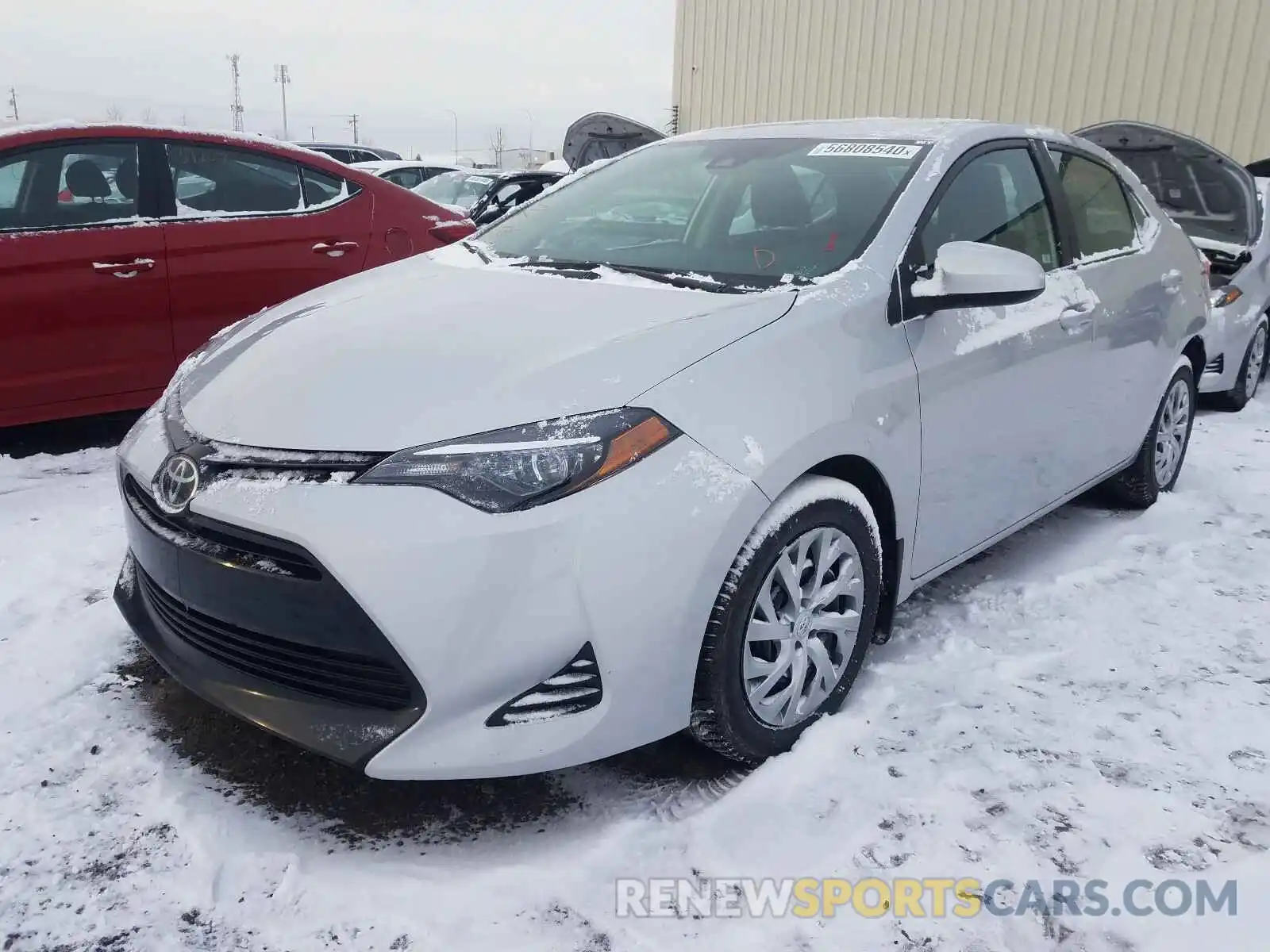 2 Photograph of a damaged car 2T1BURHE9KC237483 TOYOTA COROLLA 2019