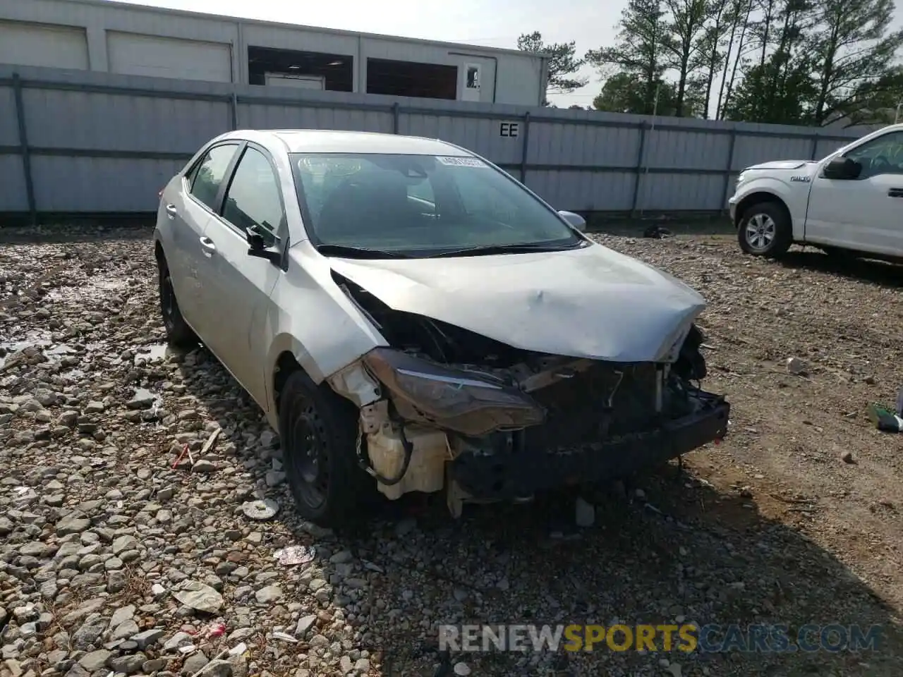 1 Photograph of a damaged car 2T1BURHE9KC237547 TOYOTA COROLLA 2019