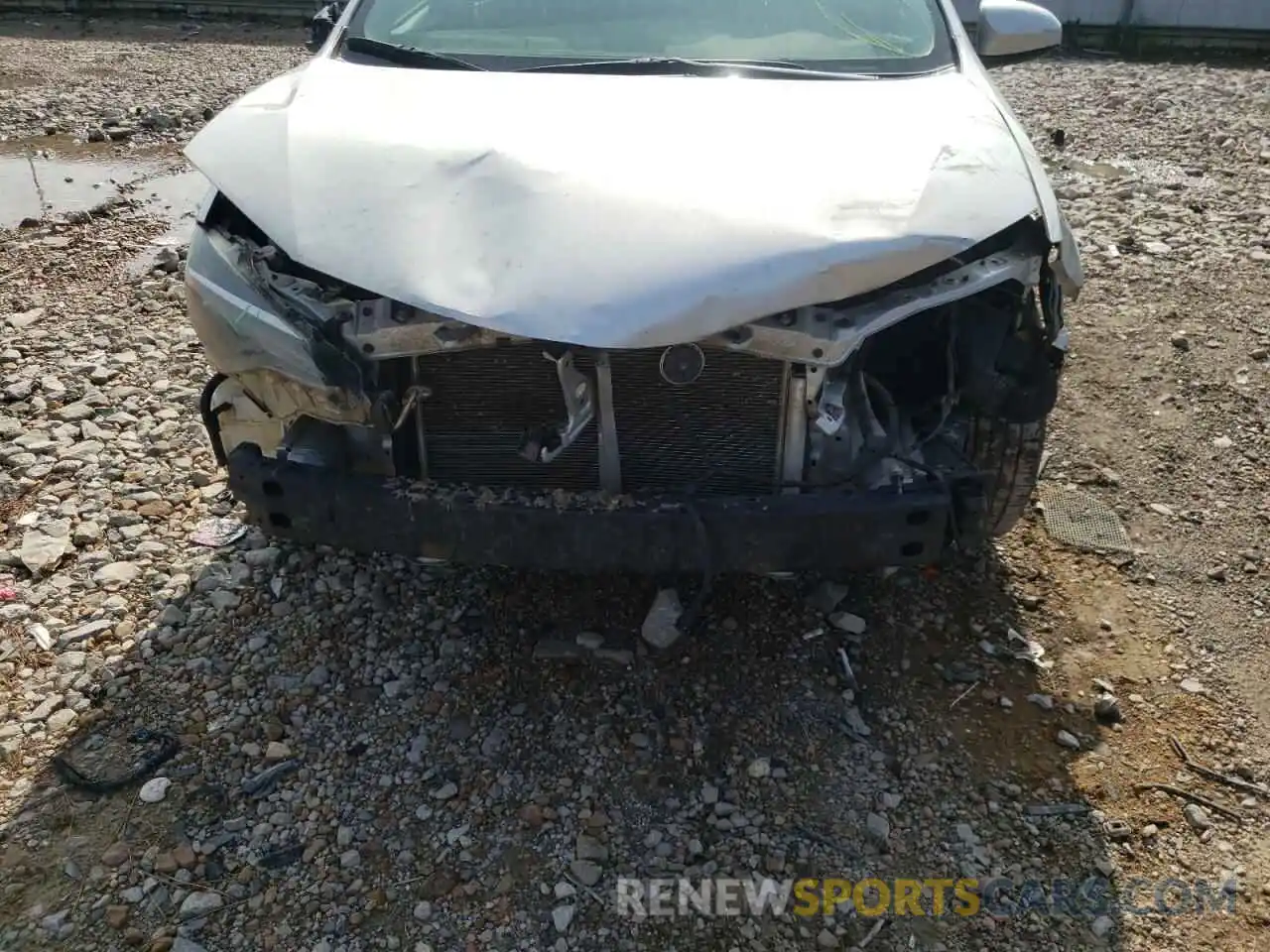 9 Photograph of a damaged car 2T1BURHE9KC237547 TOYOTA COROLLA 2019