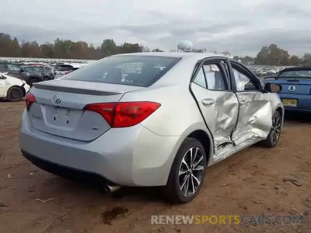 4 Photograph of a damaged car 2T1BURHE9KC237595 TOYOTA COROLLA 2019