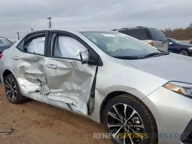 9 Photograph of a damaged car 2T1BURHE9KC237595 TOYOTA COROLLA 2019